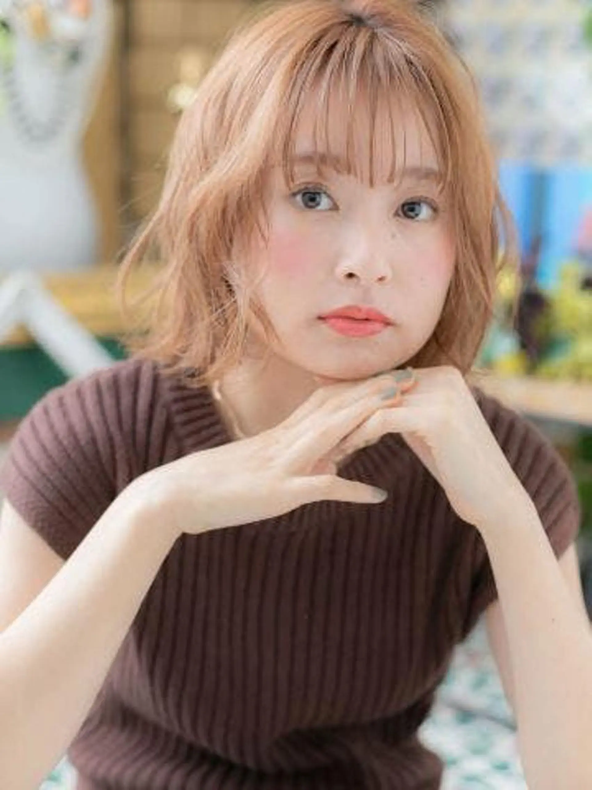 ミディアム カラー 出川 宙☘️のヘアスタイル