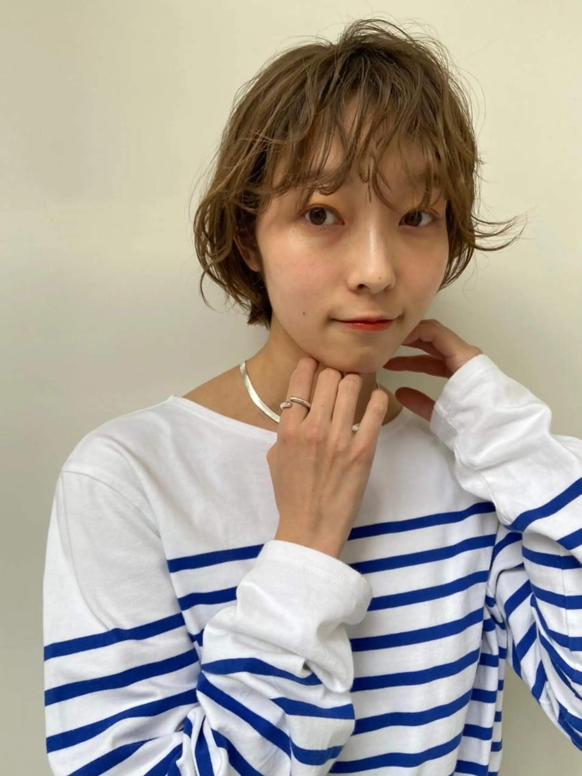 カラー ショート パーマ ダブルカラー グラデーションカラー ハイライトカラー イルミナカラー インナーカラー CEINE【セーヌ】 三軒茶屋のヘアスタイル