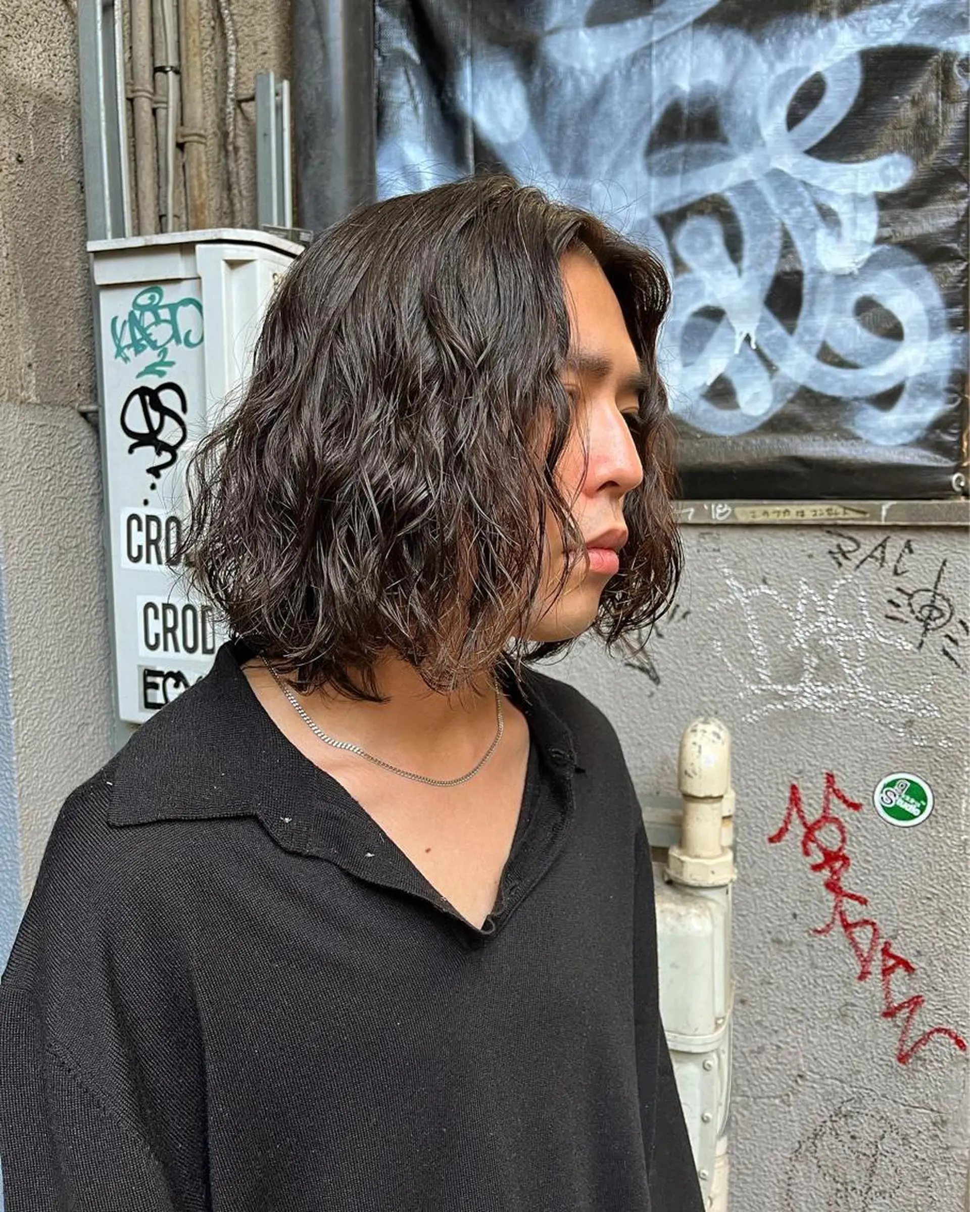 セミロング カラー パーマ ヘアアレンジ メンズ ヘアカラー トリートメント 💎髪質改善特化💎 RUITOのヘアスタイル