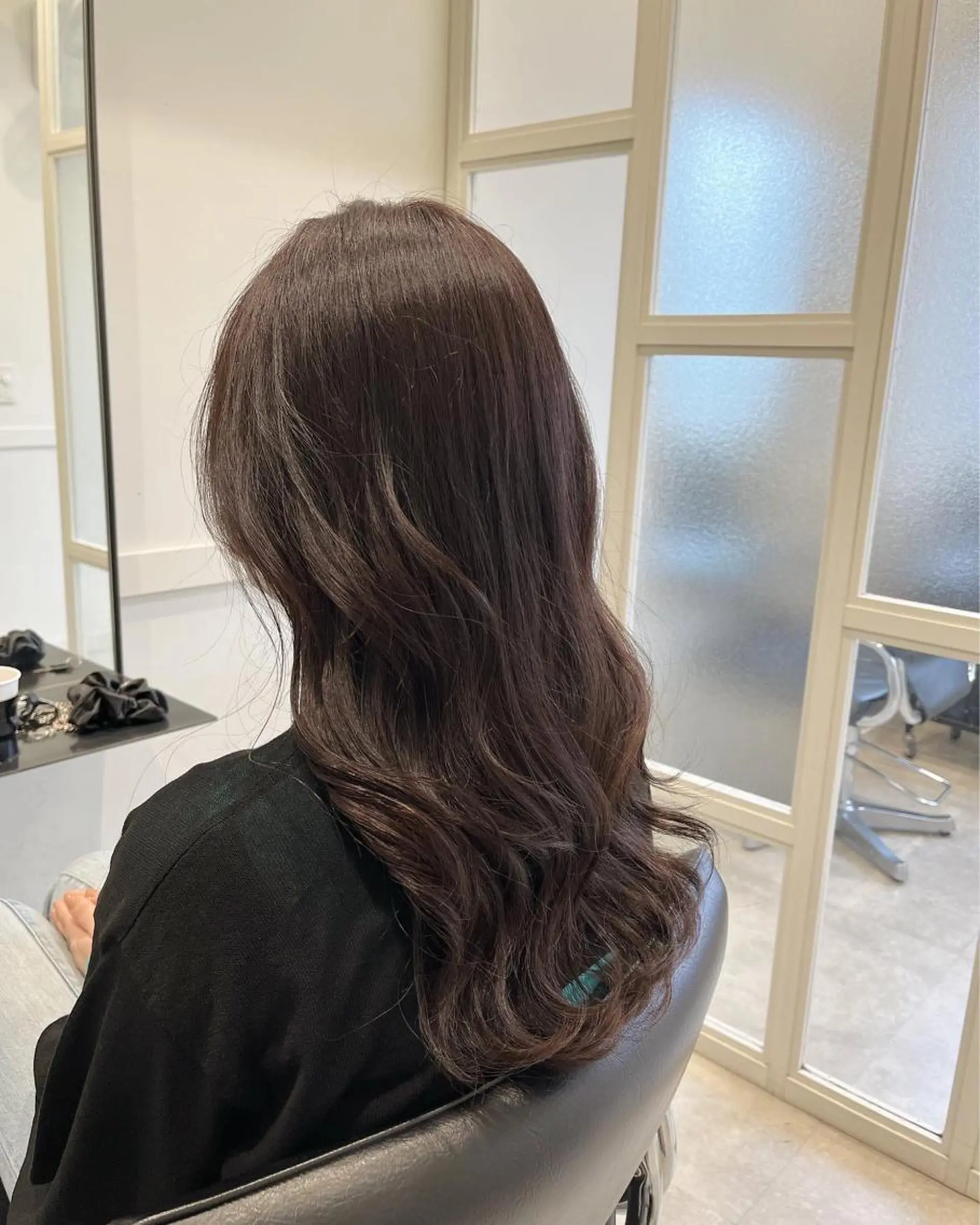 ロング カラー ピンクカラー レッドカラー 🫧こおりやま なつみ🫧のヘアスタイル