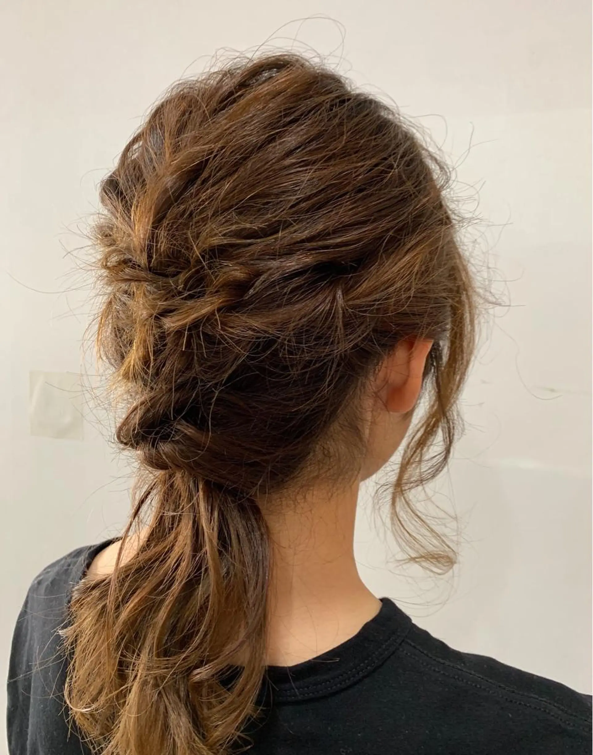 ロング ヘアアレンジ 脱白髪染め美容師 竹内涼乃のヘアスタイル