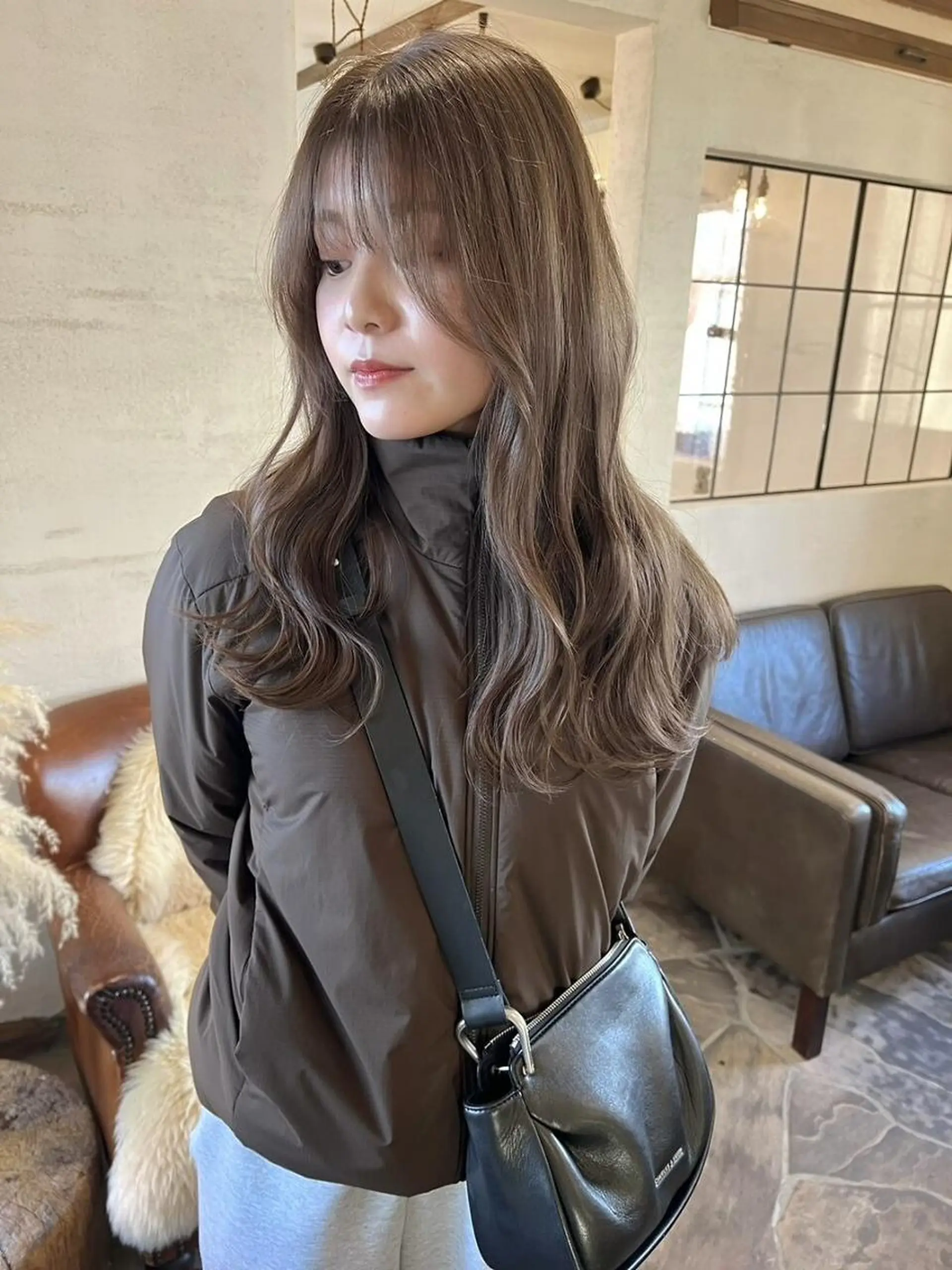 ロング カット ヘアカラー トリートメント 田島 千愛のヘアスタイル