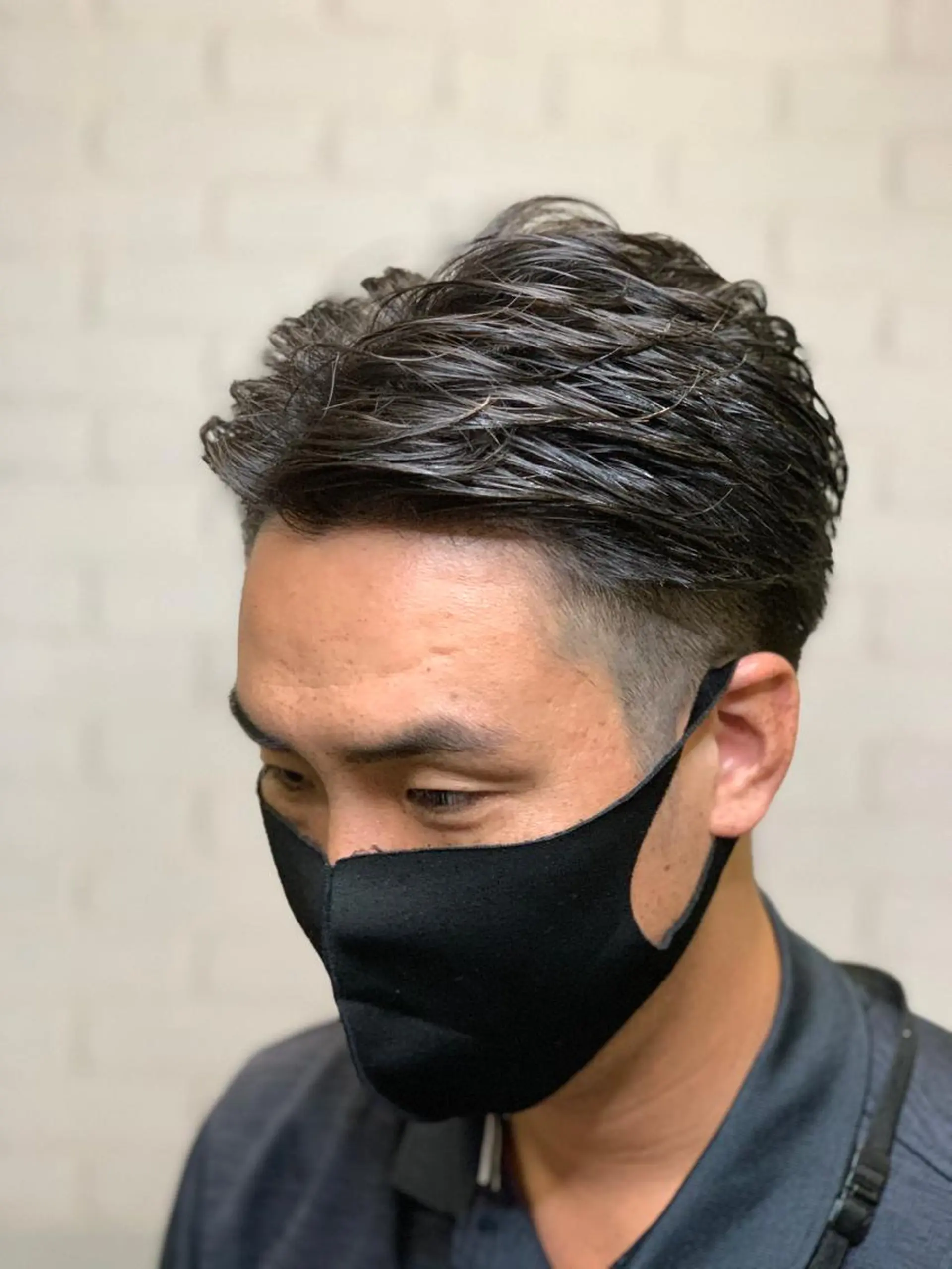 ミディアム ミディアムパーマ 田中 心のヘアスタイル