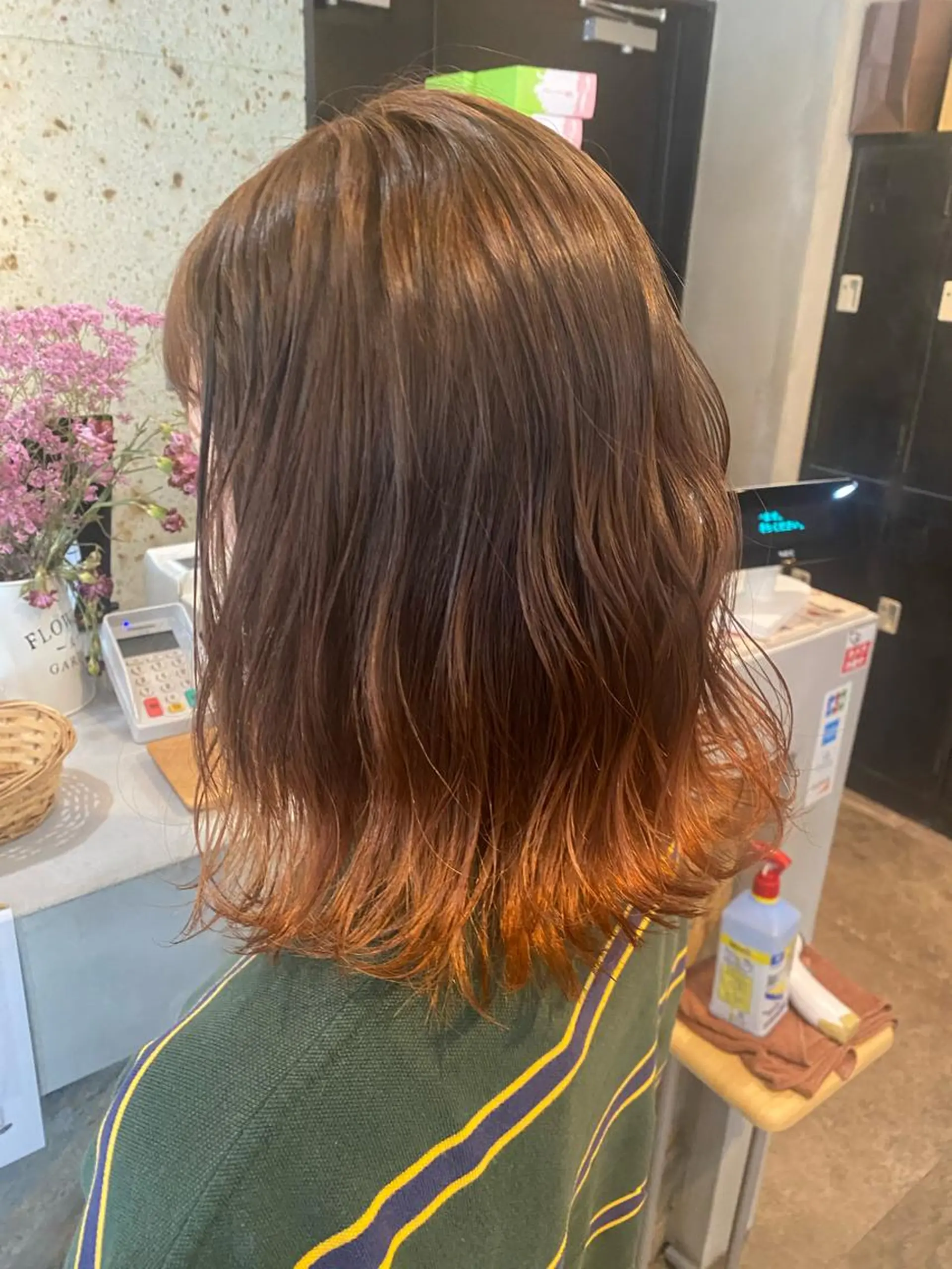 セミロング ヘアカラー トリートメント sail所属・sail hairのヘアスタイル