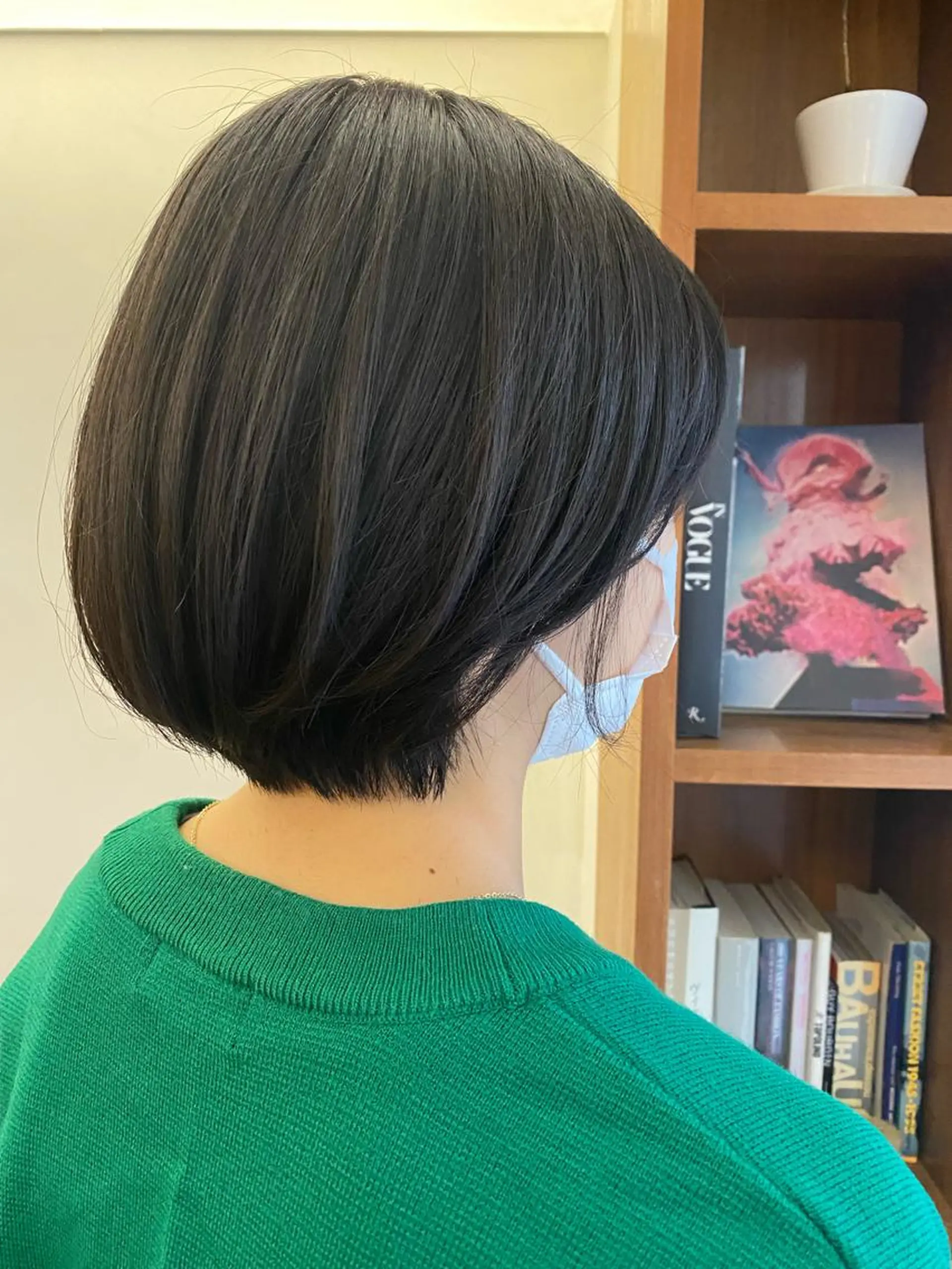 ショート カラー パーマ 似合わせレイヤー/ ニュアンスパーマ高倉のヘアスタイル