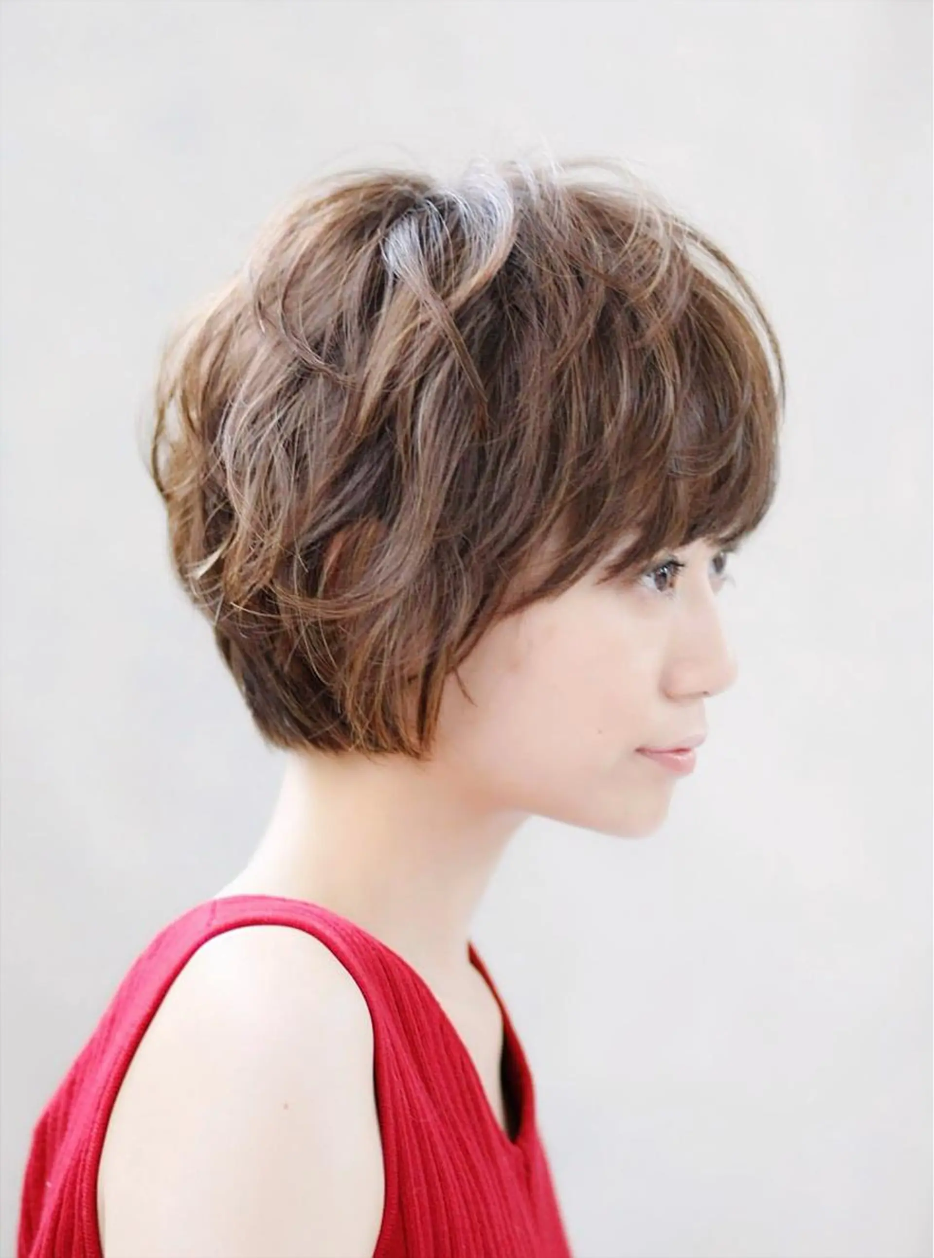 ショート ハイライト ショートヘア 恵比寿 内川 賀生のヘアスタイル