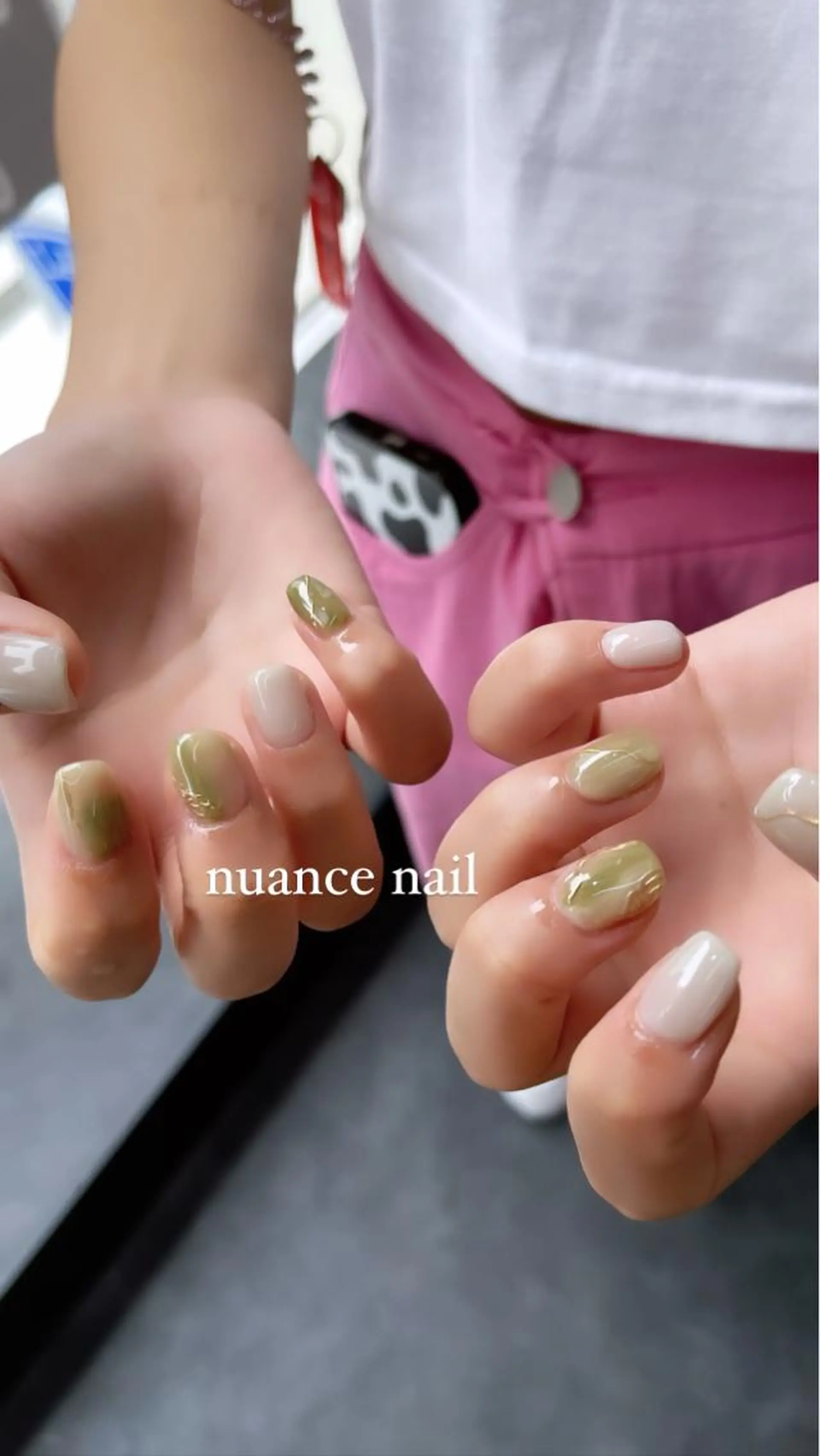 ネイル ニュアンスネイル ワンカラーネイル シンプルネイル ハンドネイル GRANDE大須 Cecil💜のネイルデザイン