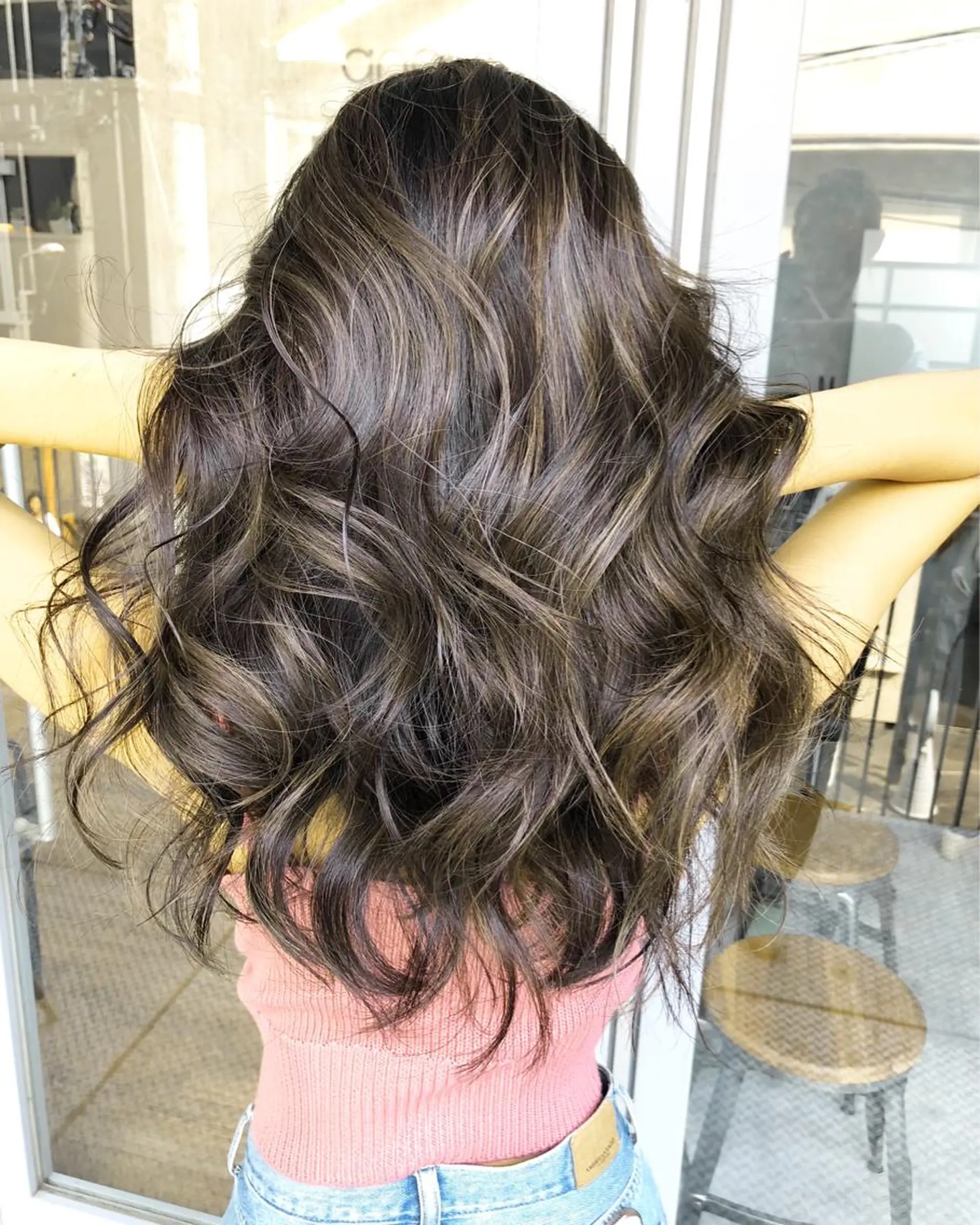 カラー ハイライトカラー レイヤーカット BLend 渋谷のヘアスタイル