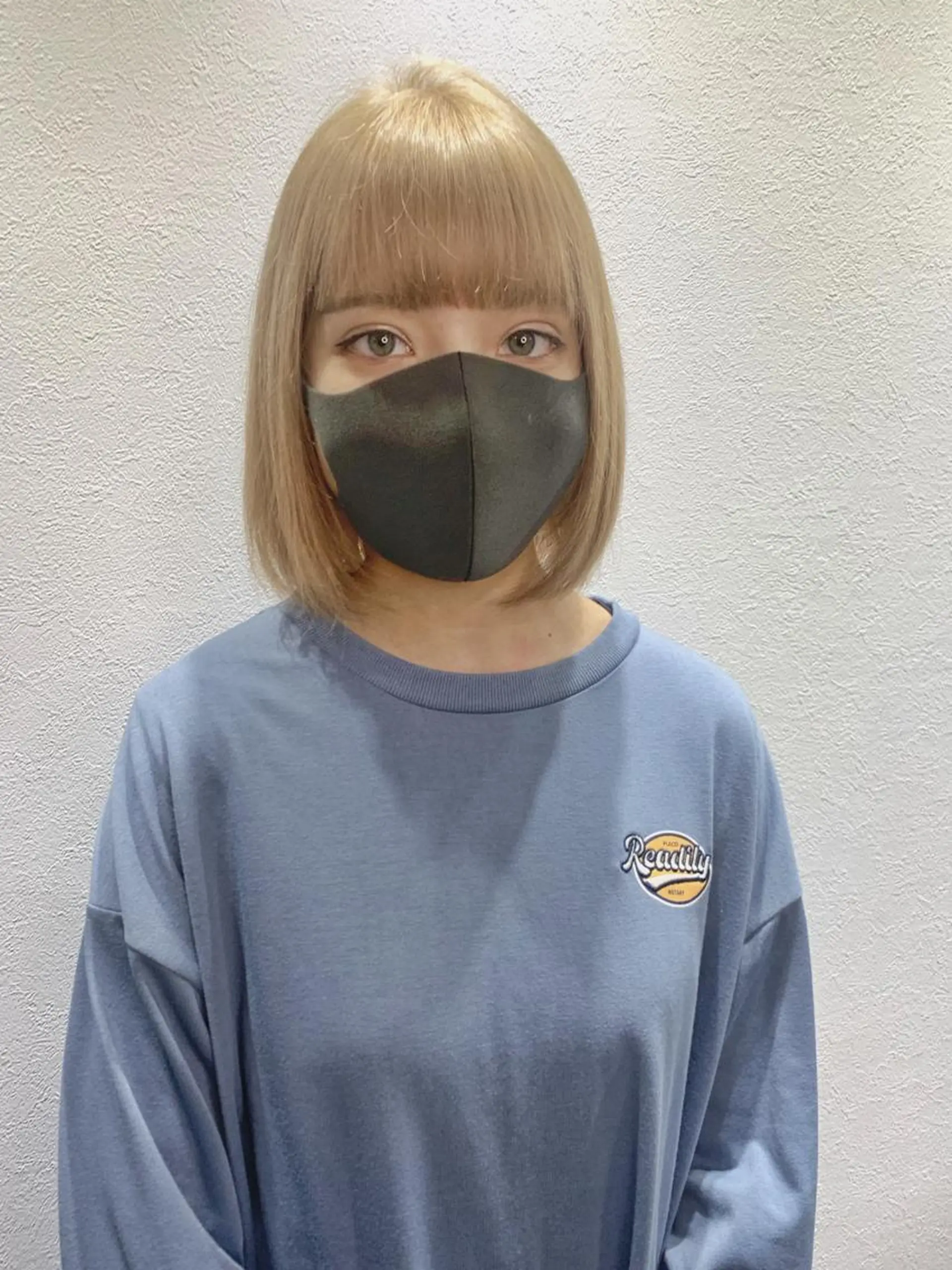 ショート カラー ヘアカラー トリートメント ミルクティーベージュ ブリーチ　店長　清水のヘアスタイル