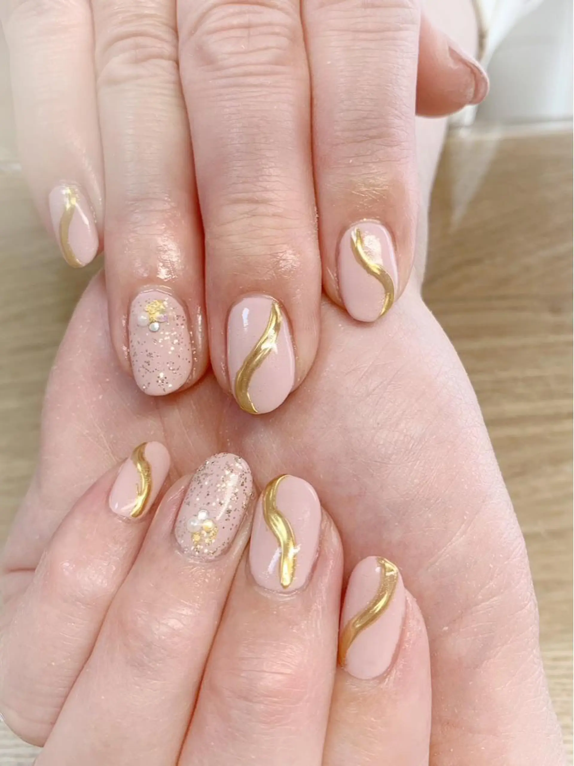 ネイル フットネイル グリーン オフィスネイル ワンカラーネイル 春ネイル Lily Blancheのその他イメージ