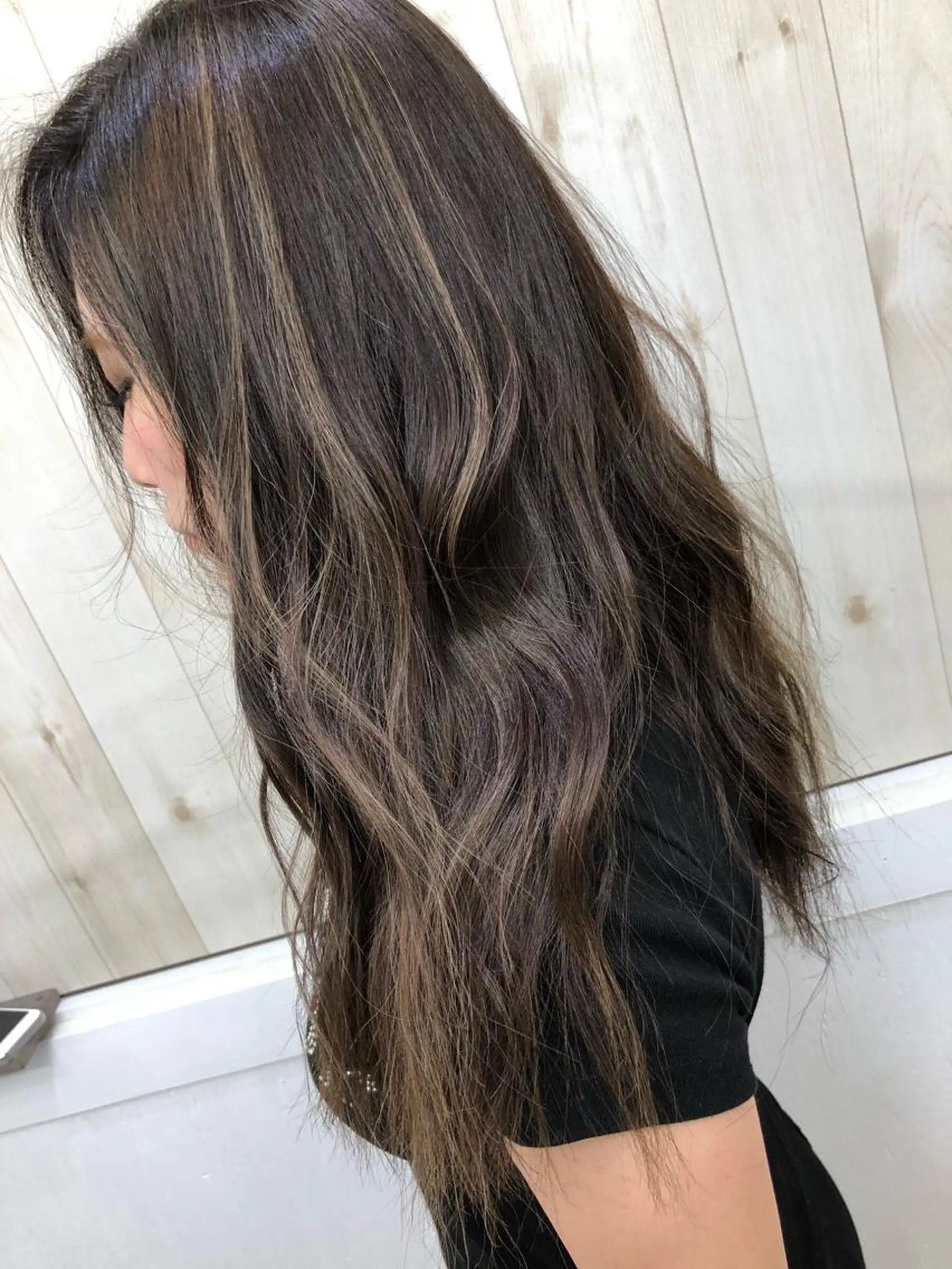 ロング カラー ハイライトカラー ハイライト ヘアカラー PSY(サイ)池袋 金田尚久🎨のヘアスタイル