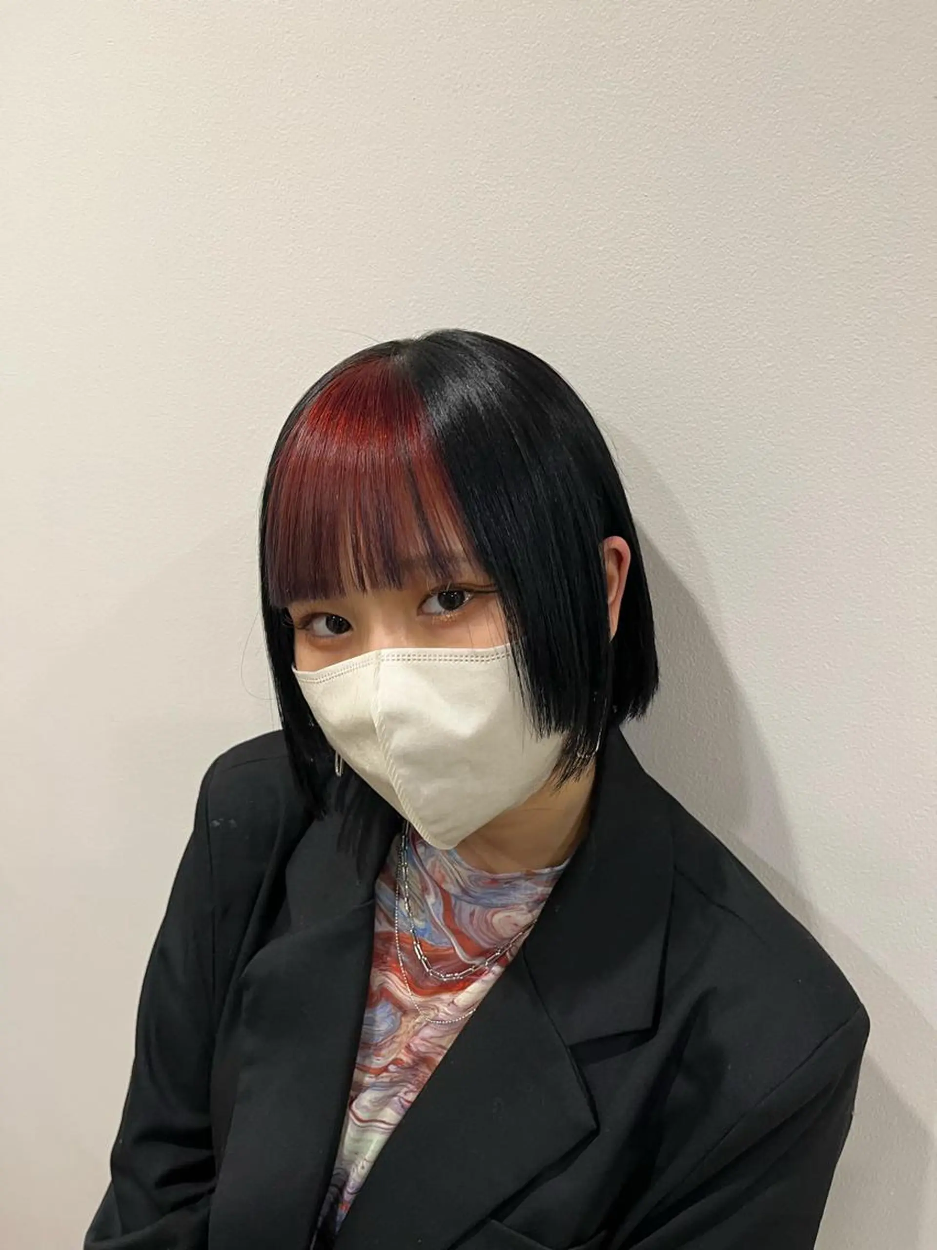 ショート カラー ヘアカラー 高島 凜のヘアスタイル