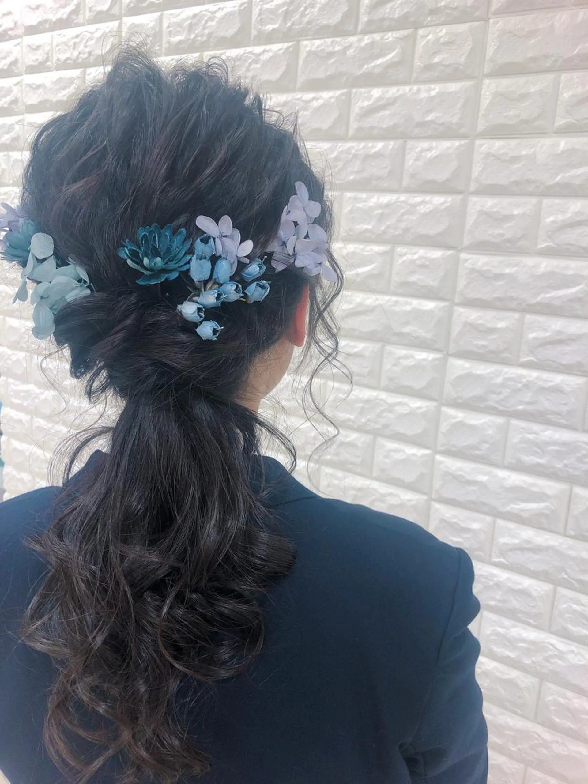 ロング ヘアアレンジ 卒業式のヘアスタイル ヘアセット 盛れるレイヤーカット 得意🌹井上美沙のヘアスタイル