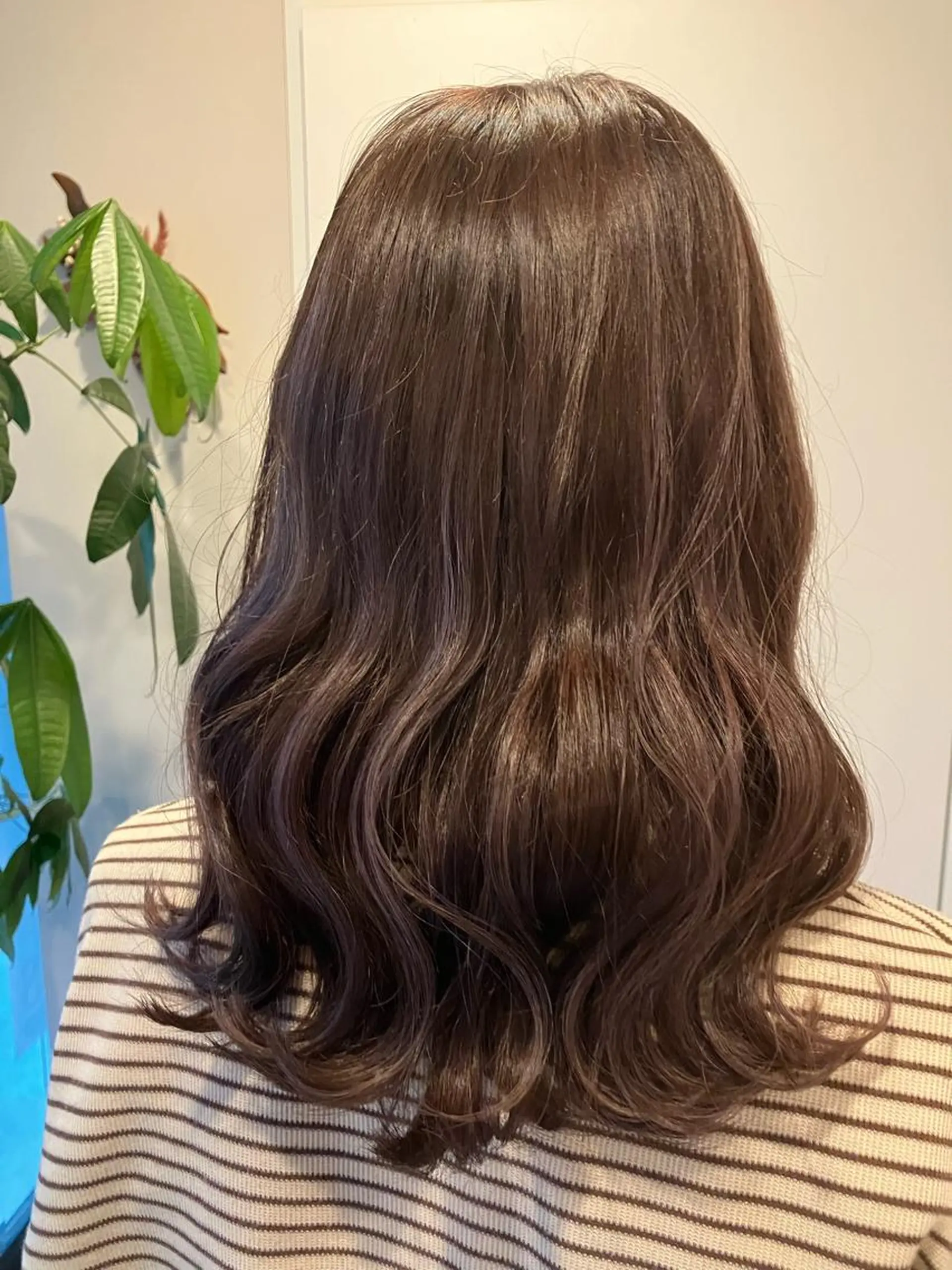 ロング カラー ハイライトカラー パープルカラー ハイライト Hair&Make Nahoのマツエク・マツパデザイン