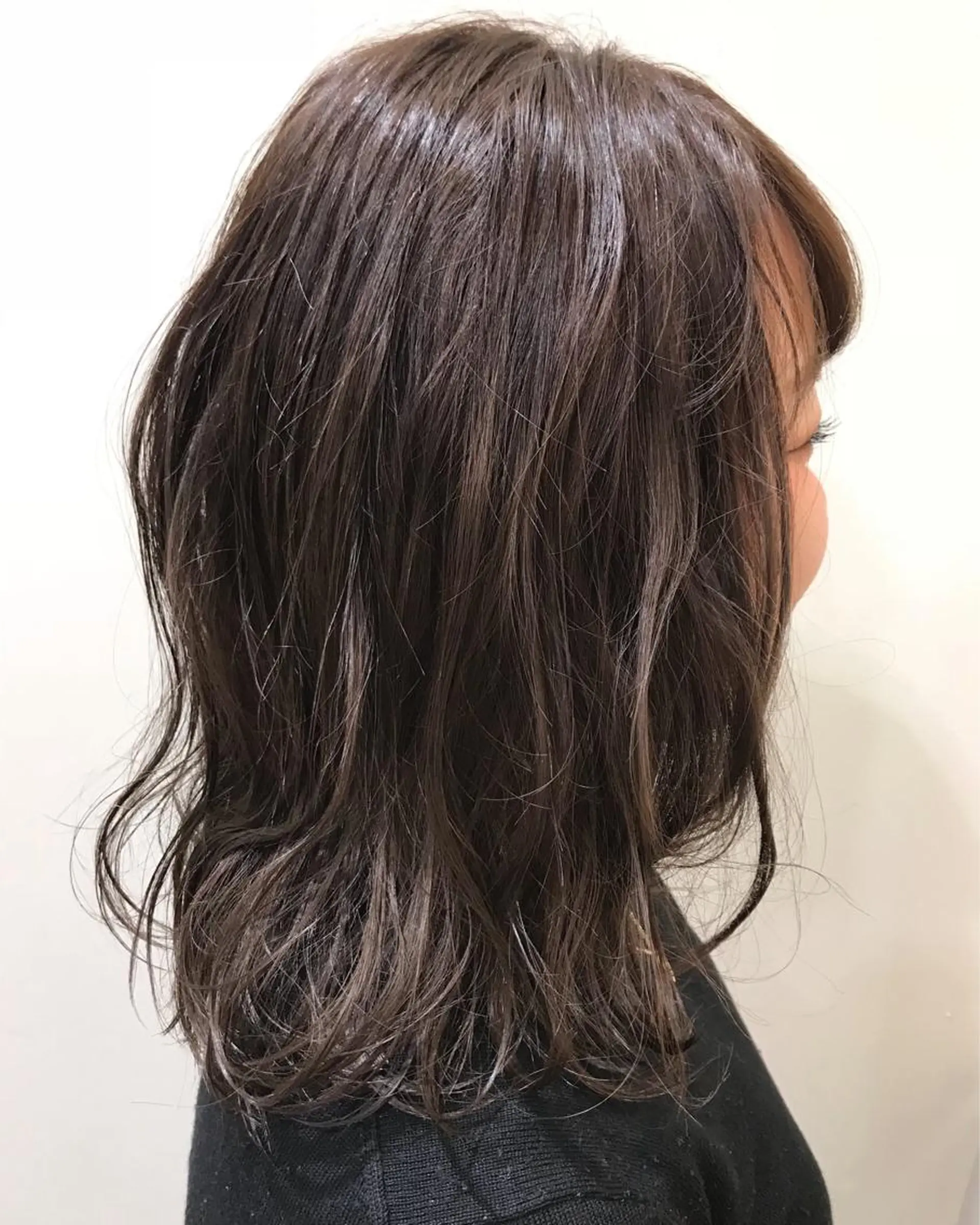 ミディアム カラー 🍋透け感カラー🍃 オリーブ🍐Kahoのヘアスタイル