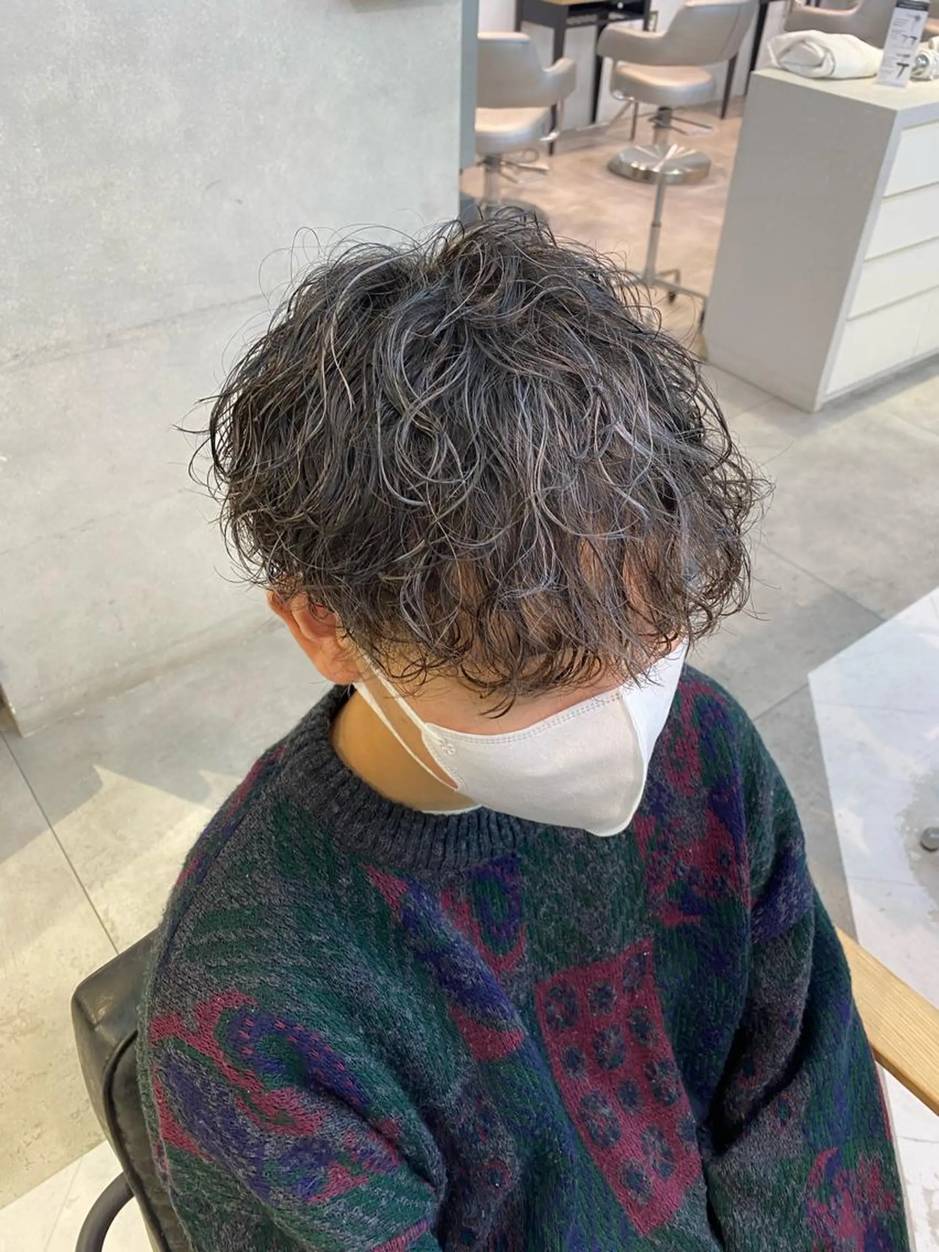 カラー パーマ メンズ 新宿【メンズパーマ】 塩澤太一のヘアスタイル