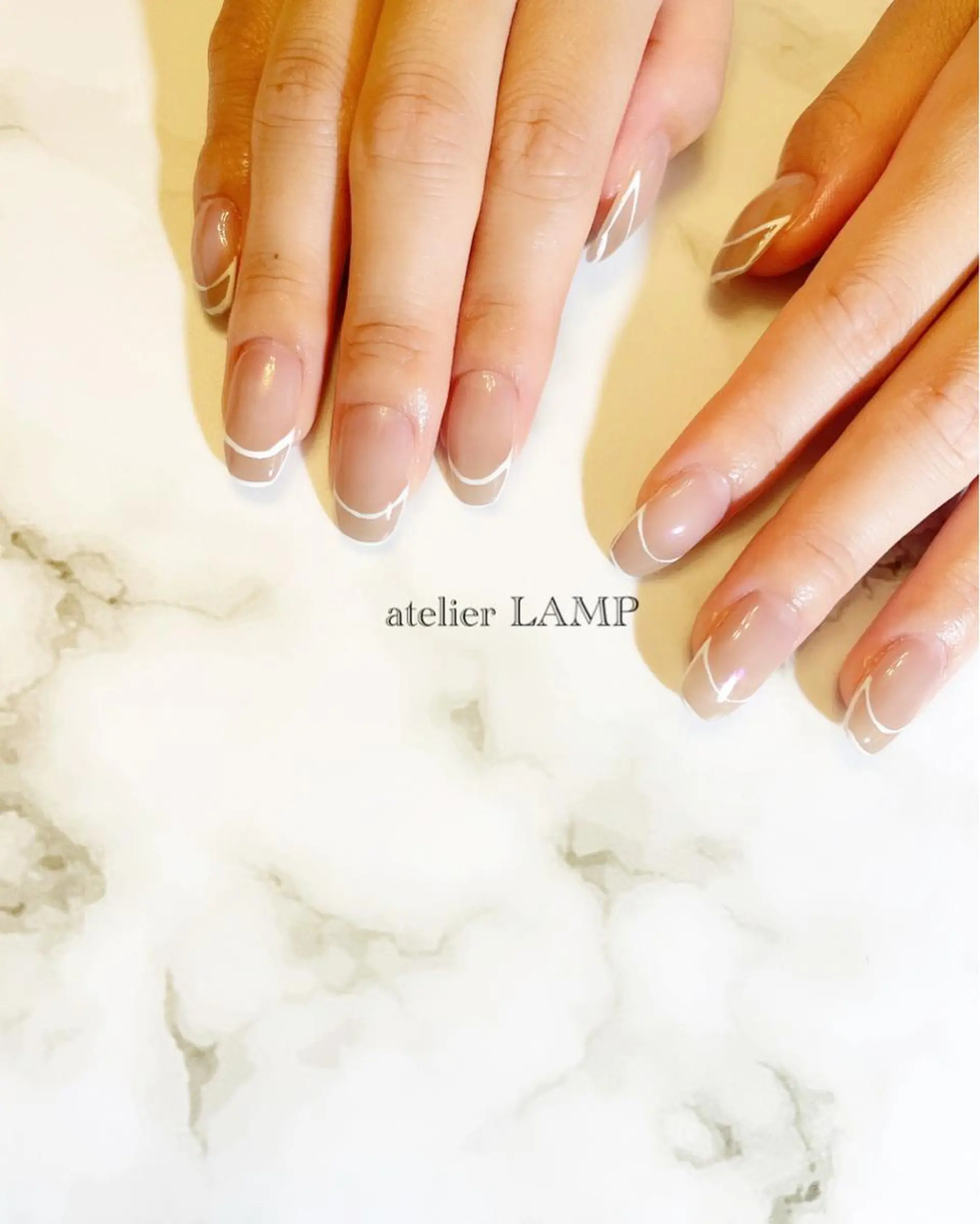 ネイル フレンチネイル NANA no artのネイルデザイン