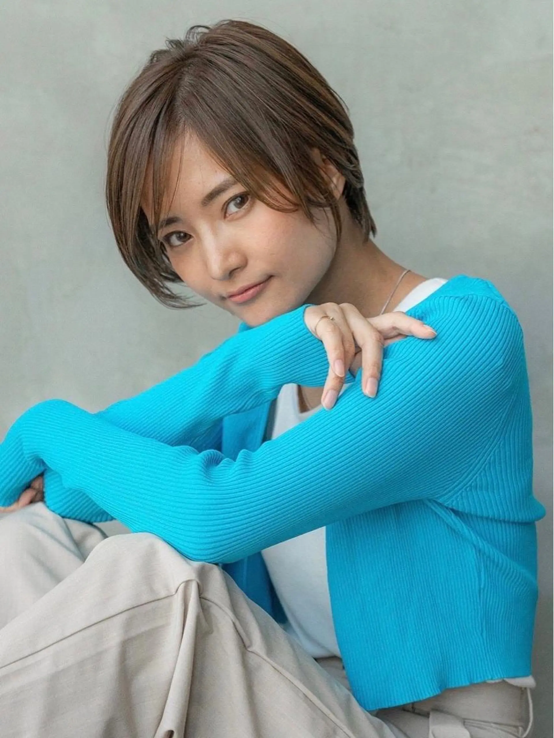 ショート カラー カット ヘアカラー トリートメント 🉐レイヤー/塩見 弘樹🉐渋谷のヘアスタイル