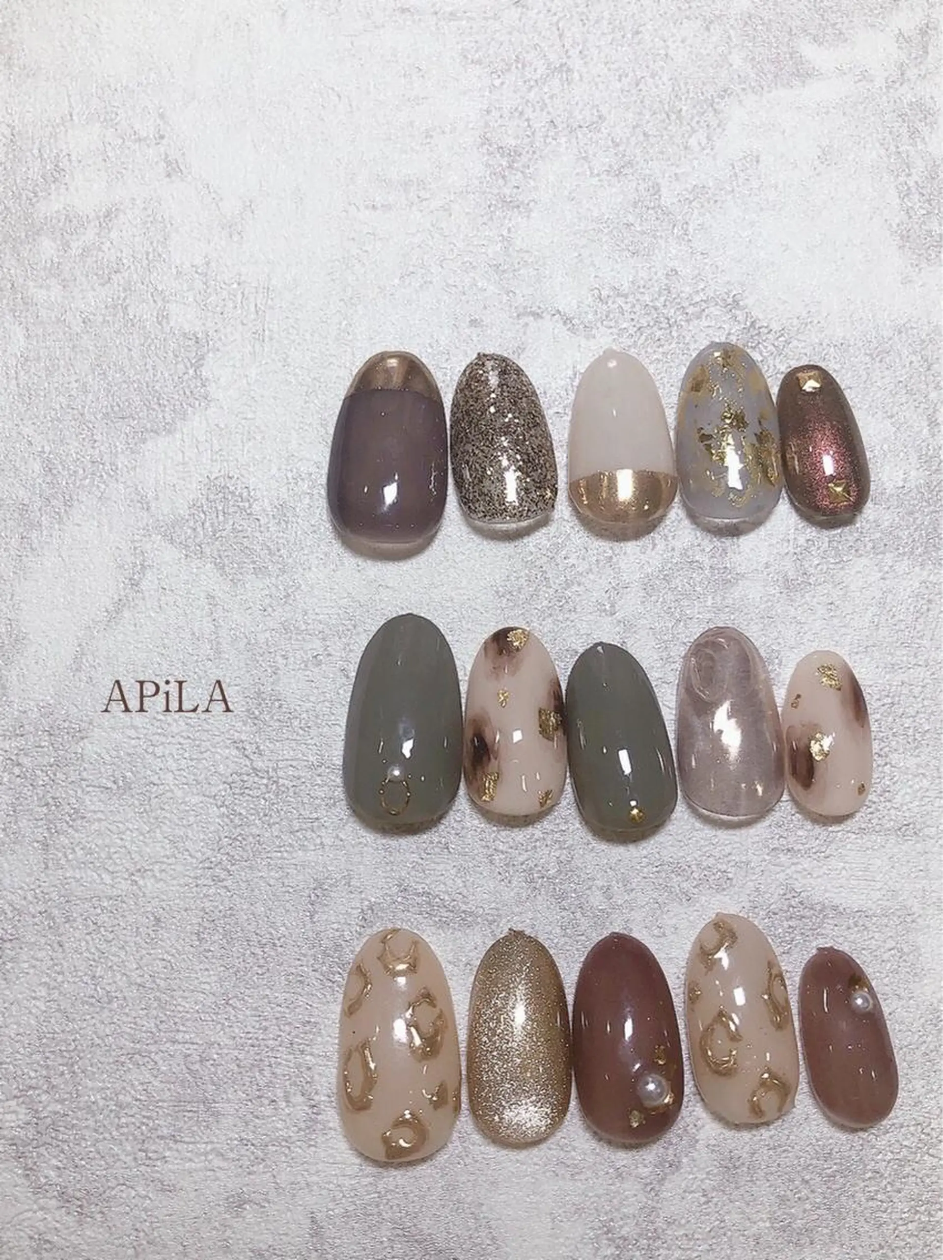 ネイル アートネイル ハンドネイル APiLA 甲斐田のネイルデザイン