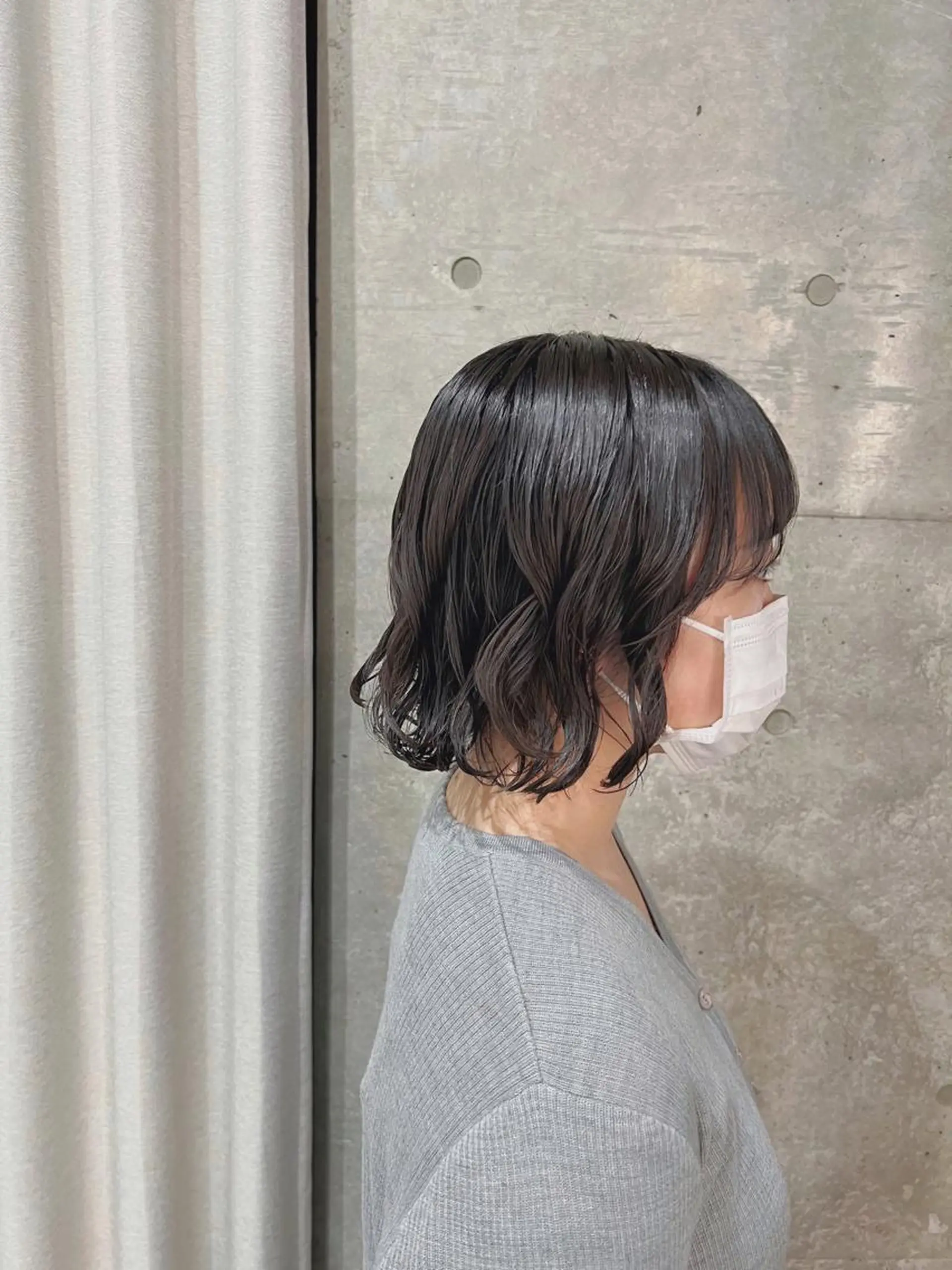 ショート パーマ ボブパーマコテ巻き風 パーマNo1深江秀平のヘアスタイル