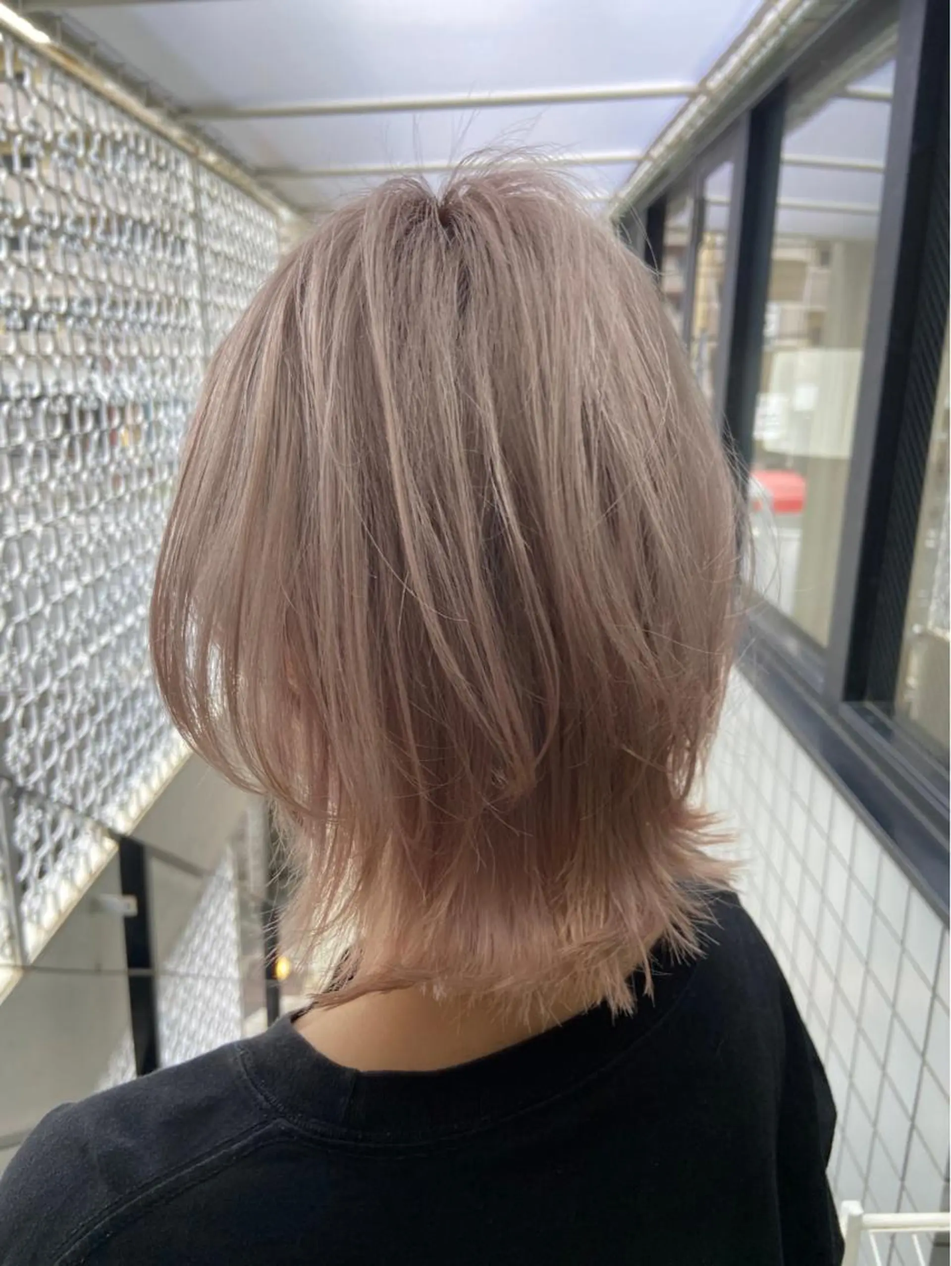 ミディアム カラー ショートショートボブ うるはのヘアスタイル