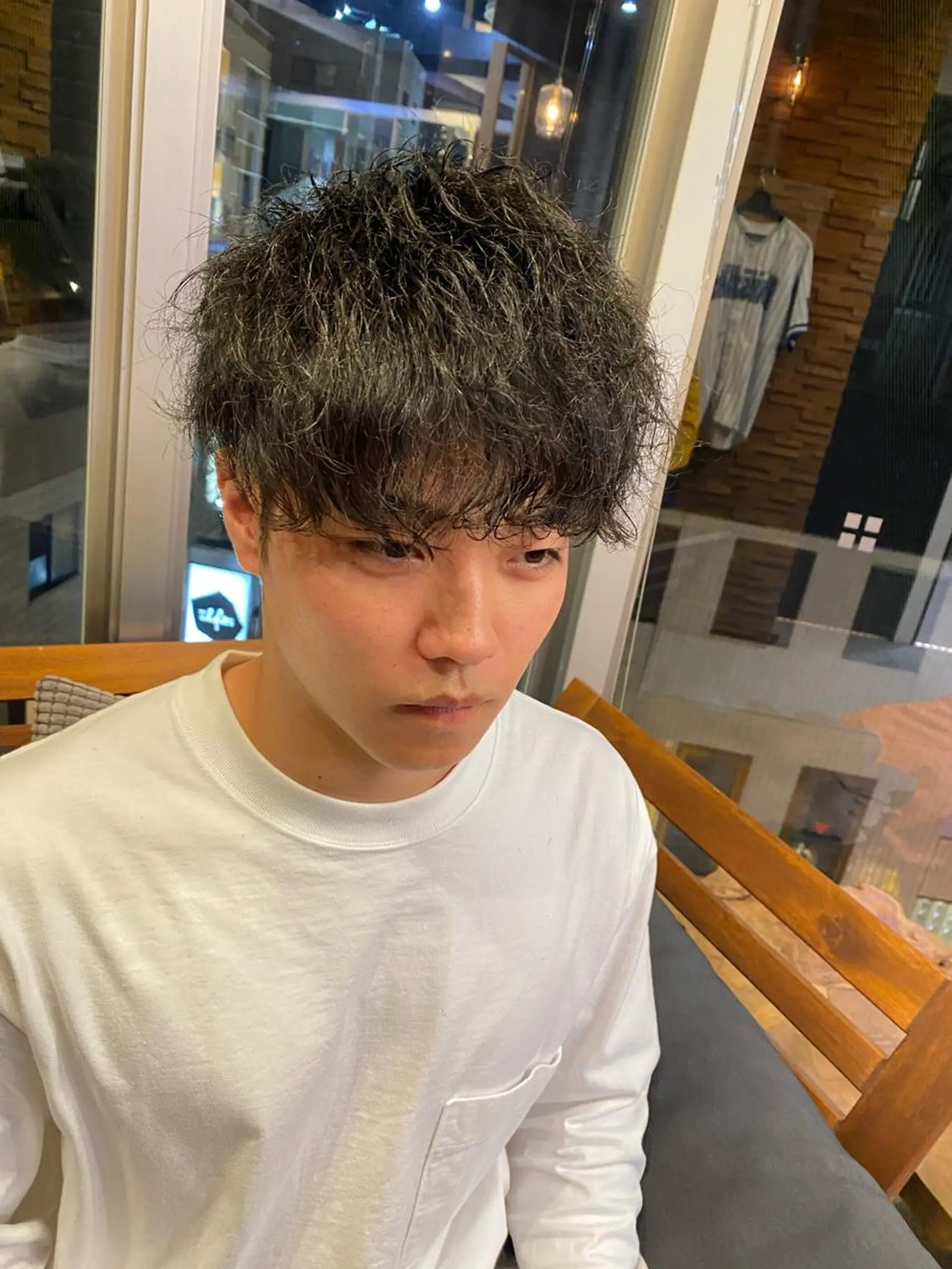 パーマ ヘアアレンジ メンズ men'slapis YUTOのヘアスタイル