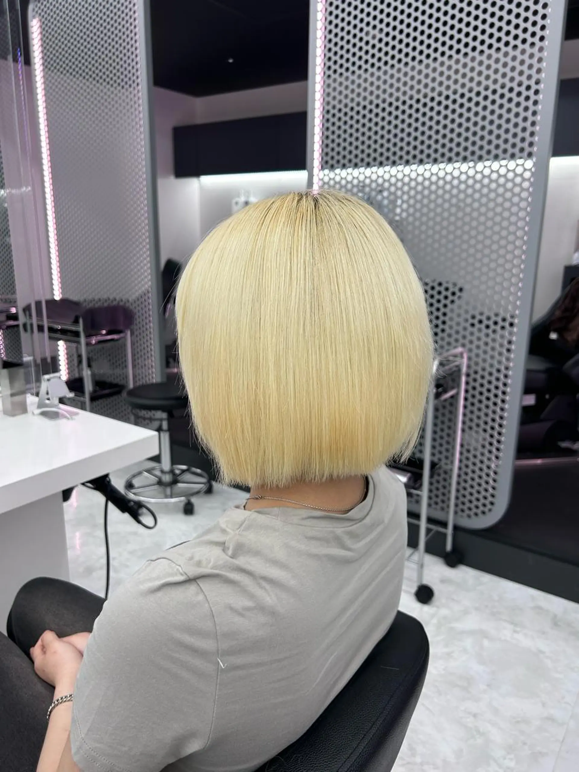 セミロング カラー パーマ ヘアアレンジ メンズ キッズ ブリーチなしカラー/ ブラウン/レイヤーのヘアスタイル