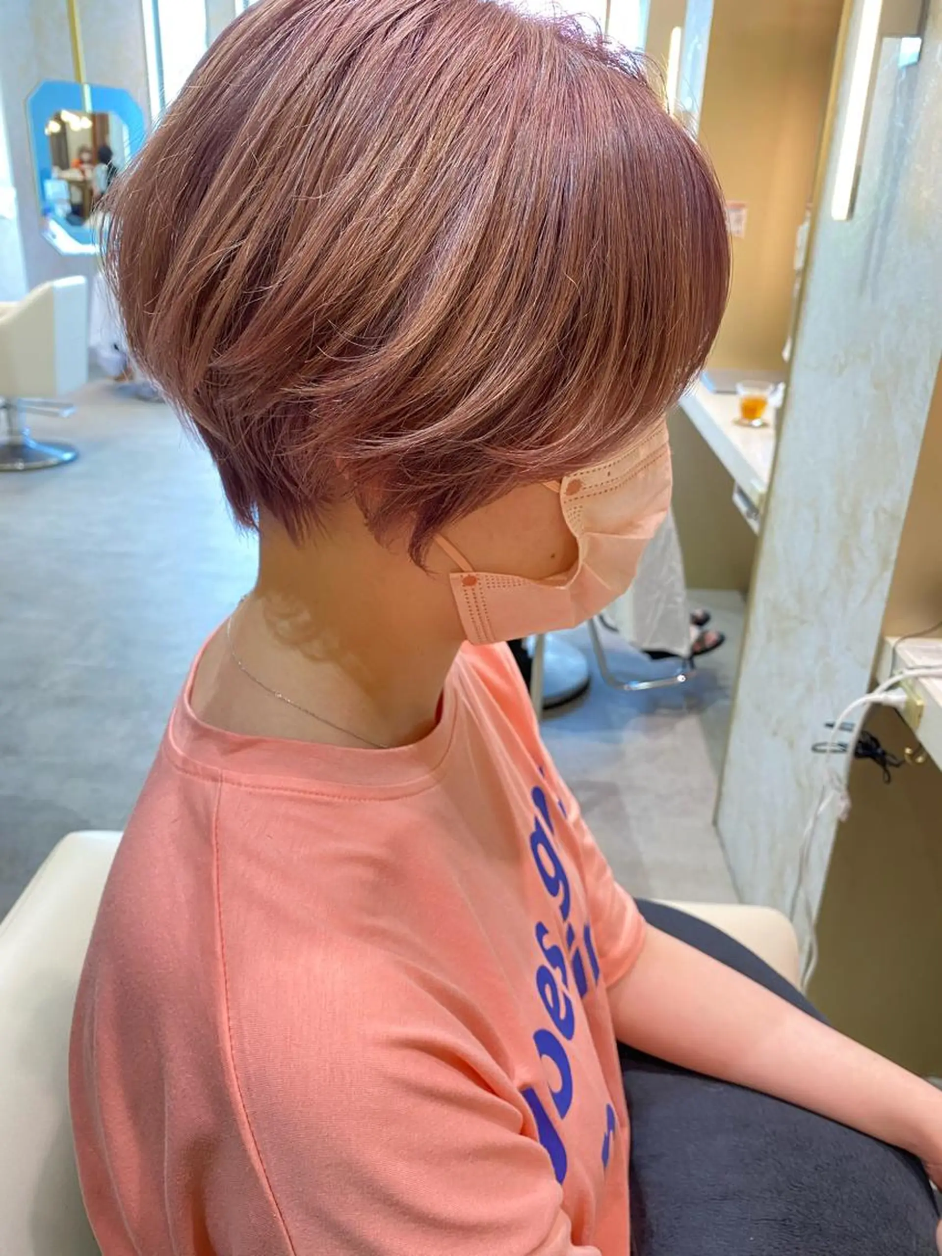 ショート カラー 店長/mao/ 前髪/顔周りカットのヘアスタイル