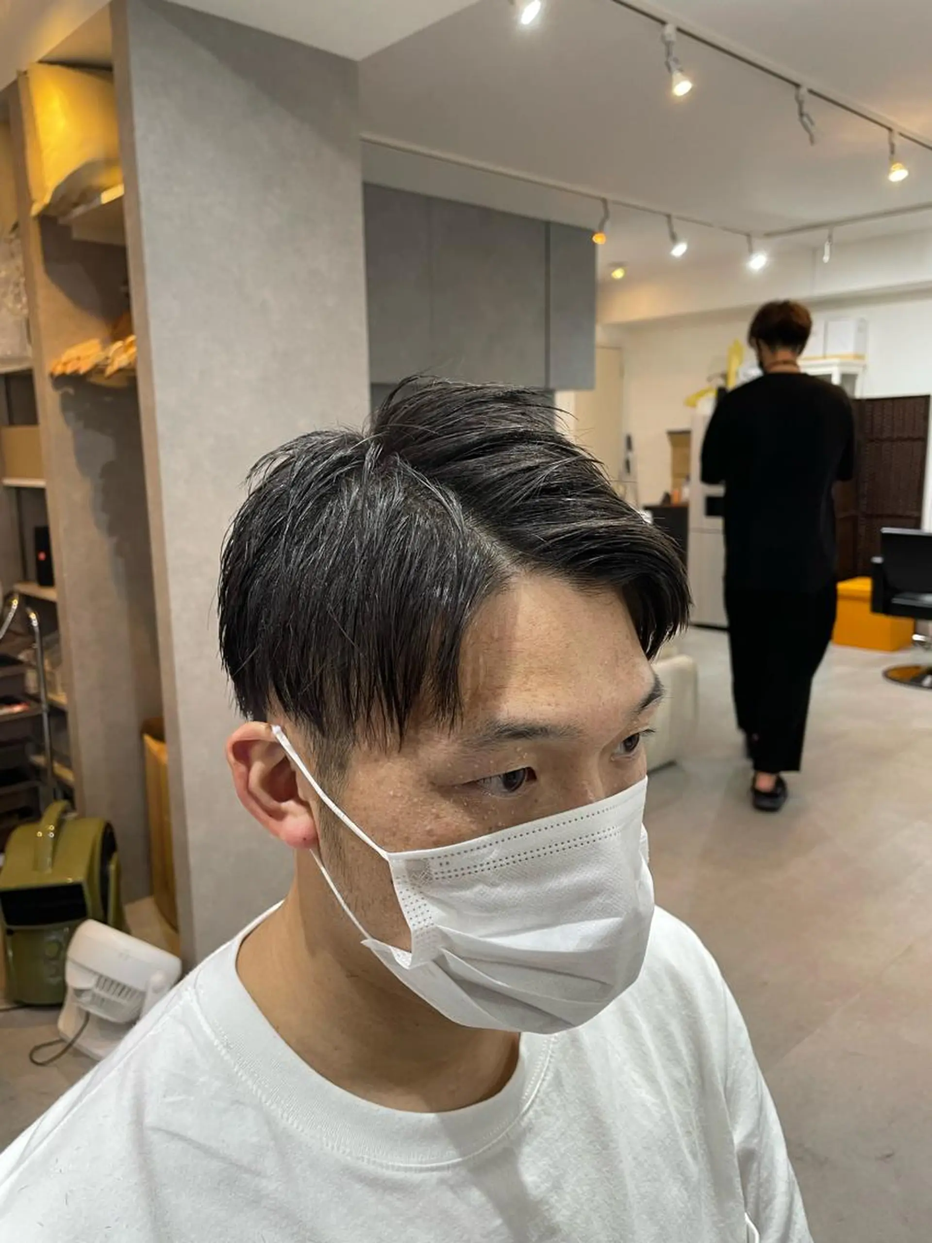 メンズ 🐬脱白髪染めカラー 清水大世🐬のヘアスタイル