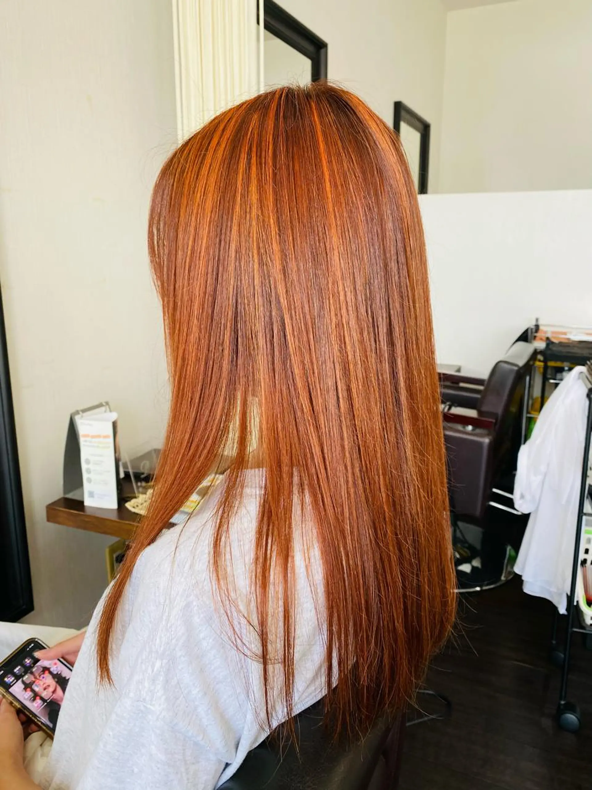 ロング カラー 阿久津 泰幸のヘアスタイル