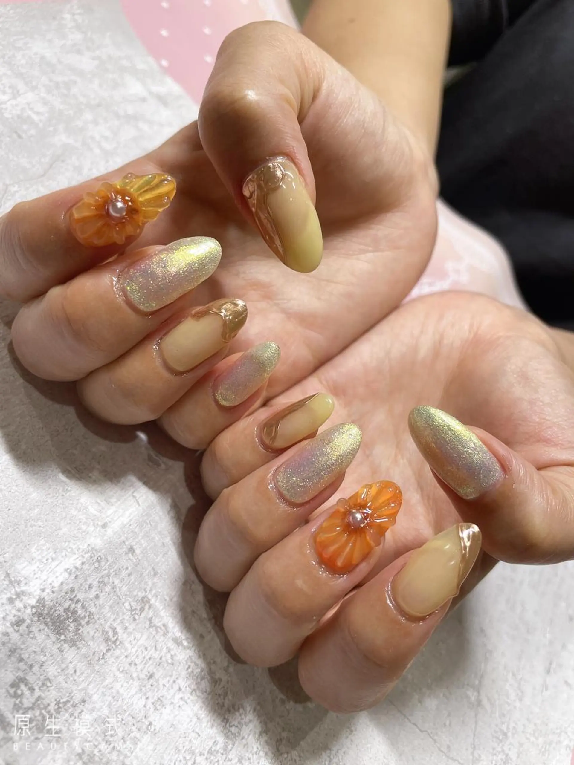 ミディアム ネイル 《LB》ラブリエ Nail&eyeのマツエク・マツパデザイン