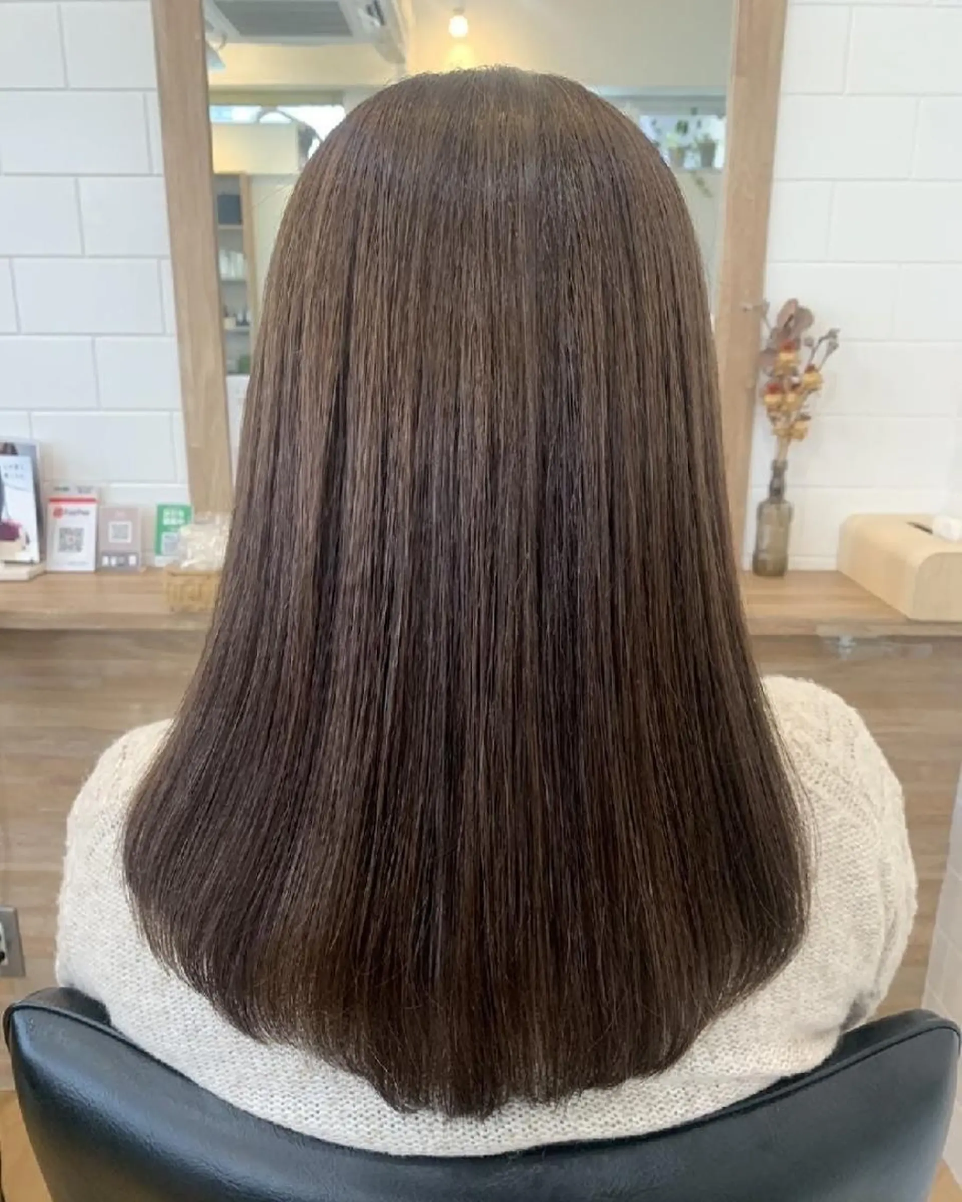 ミディアム カラー カット トリートメント 【うねり・広がり専門 】⭕イトムラのヘアスタイル