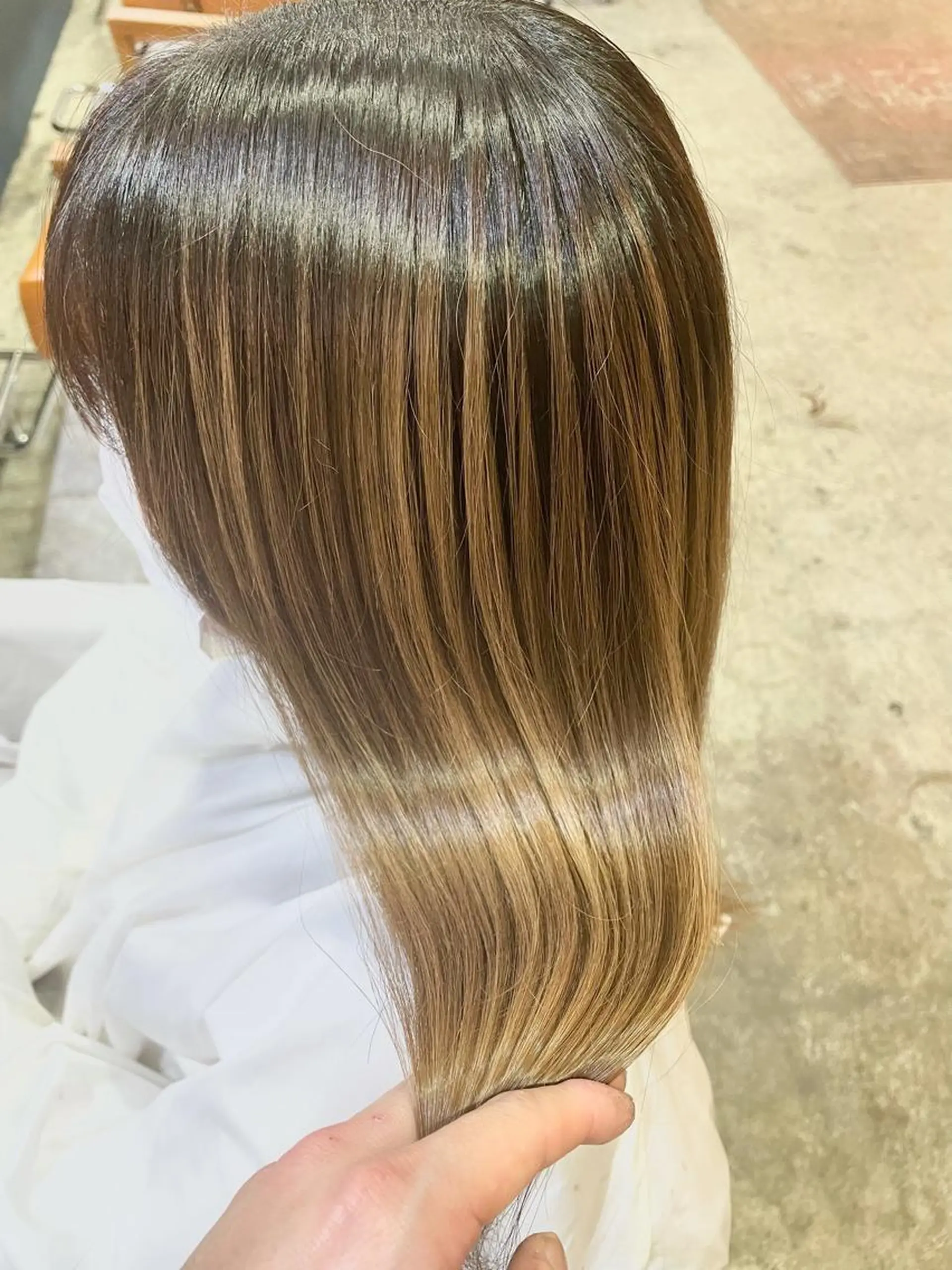 ロング ヘアアレンジ 髪質改善 トリートメント トリートメント 山崎 澪 レイヤーカット/大宮のヘアスタイル