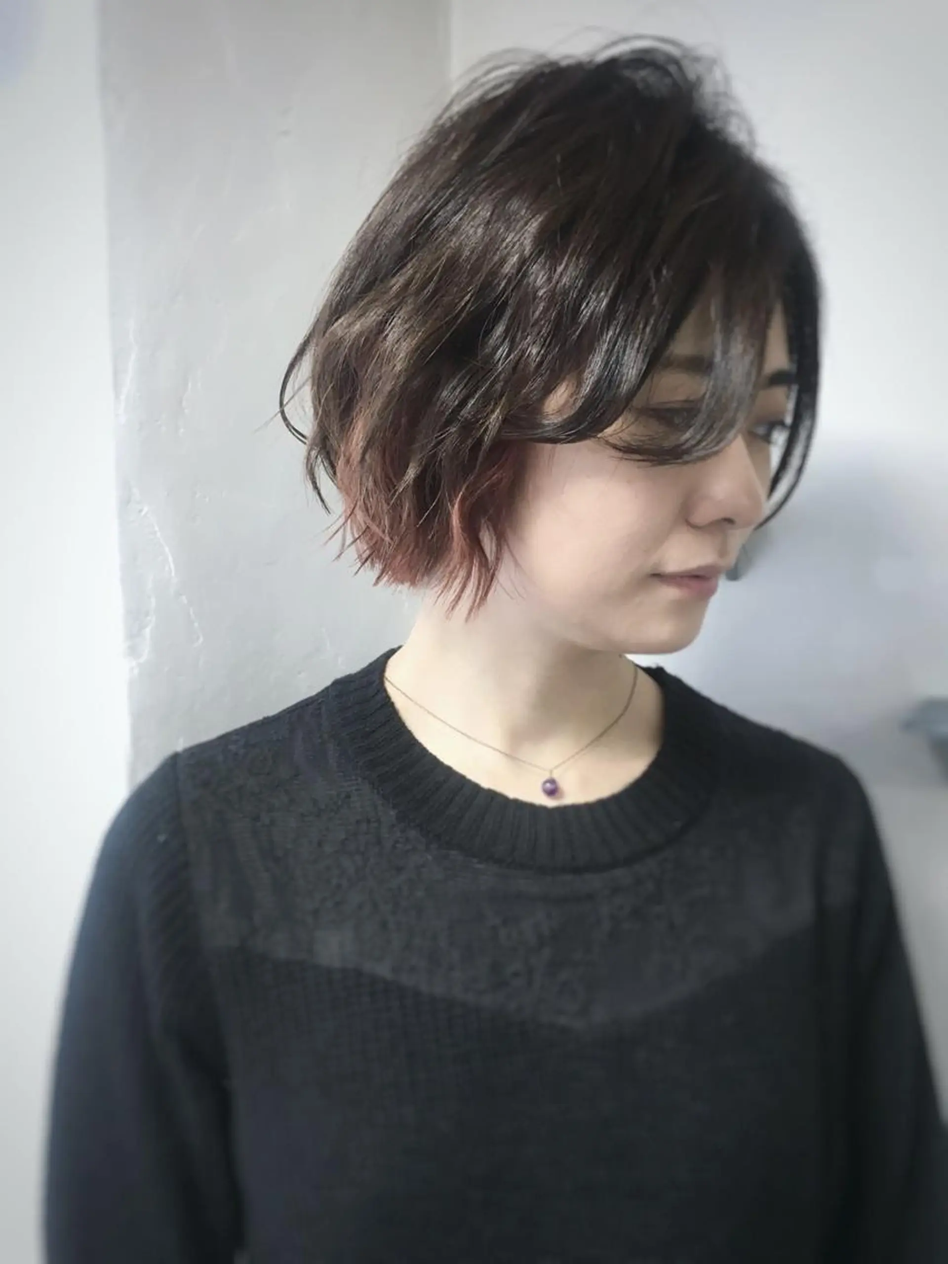 ショート カラー パーマ ヘアアレンジ グラデーションカラー インナーカラー ボブ 外国人風カラー ショートヘア カット ヘアカラー トリートメント 推し活専用 【派手髪】飯野ゆかりのヘアスタイル