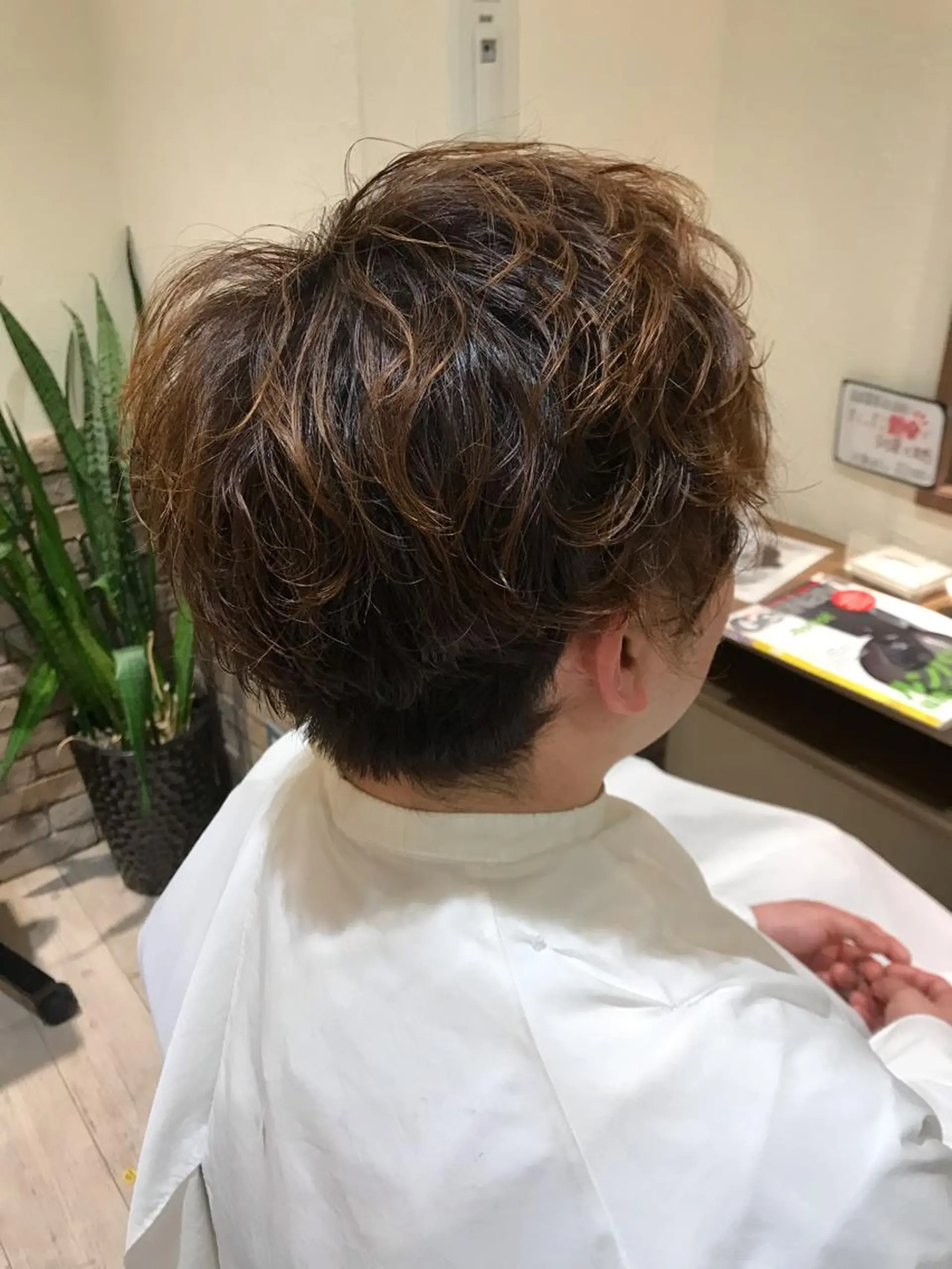 パーマ 進 詩織のヘアスタイル