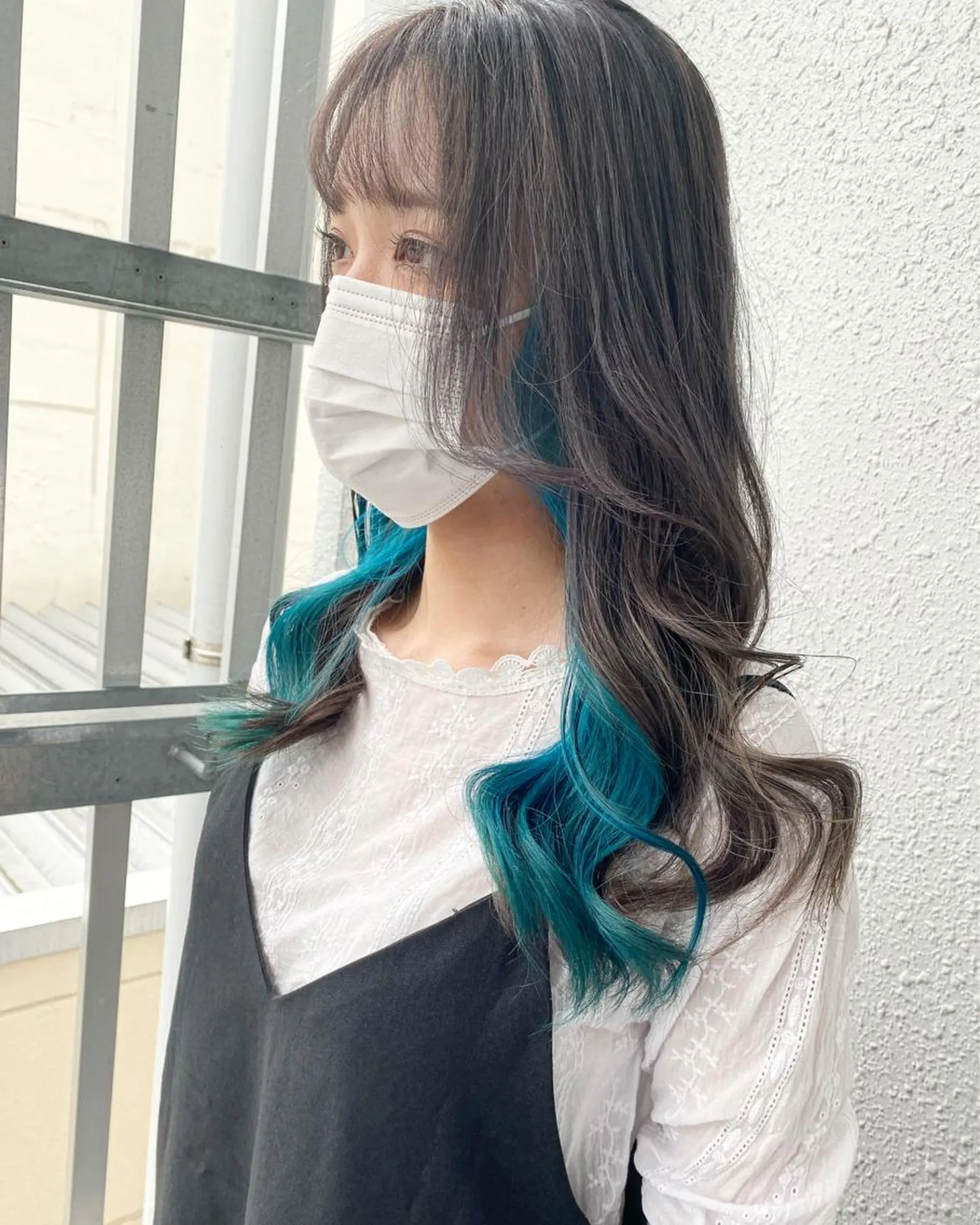 ロング カラー ブリーチ カット ヘアカラー トリートメント 後藤紗英/髪質改善 /オリーブベージュのヘアスタイル