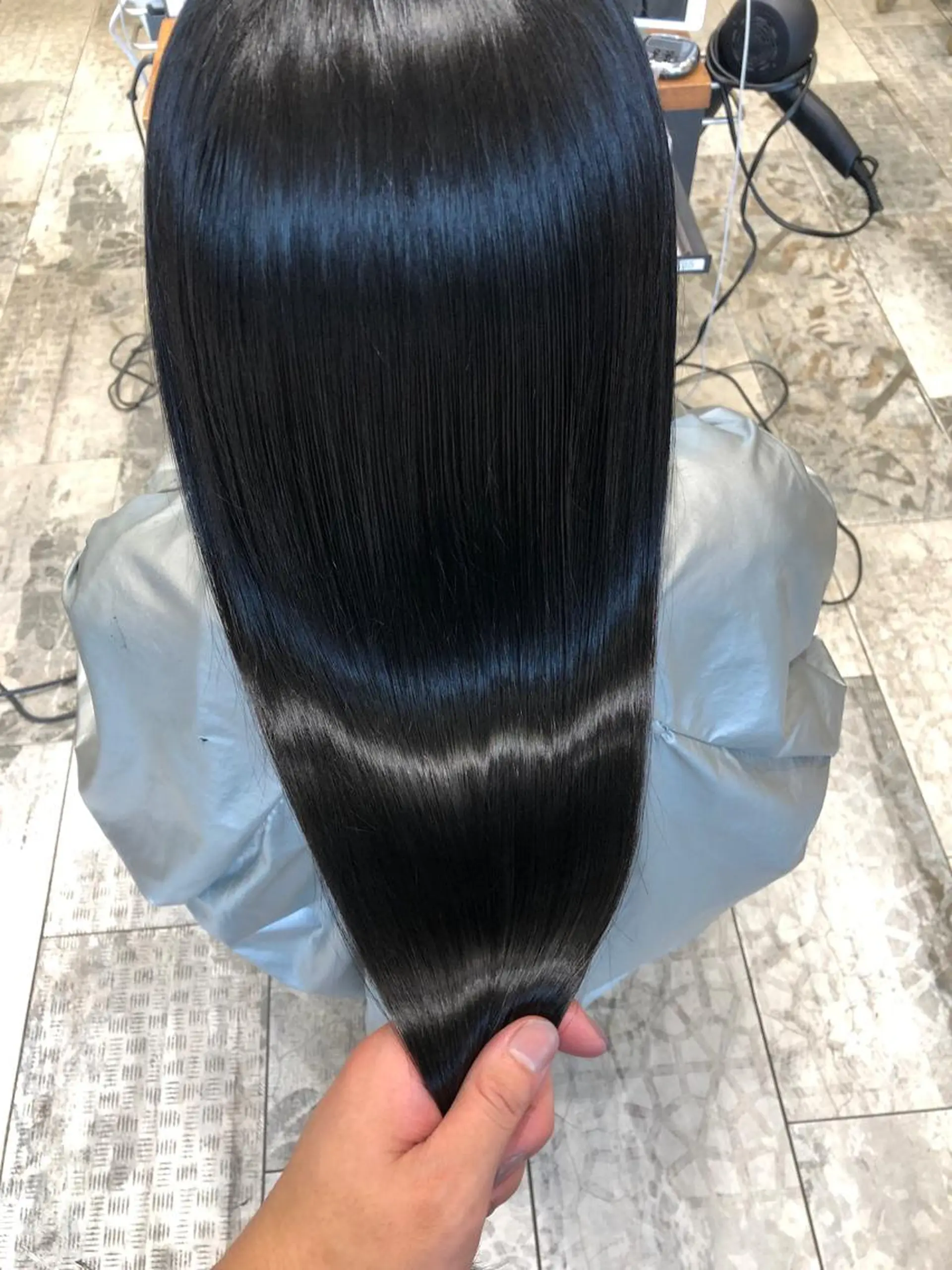 ロング カラー パーマ バレイヤージュ ブリーチ ケアブリーチ ダブルカラー ハイライトカラー カット ヘアカラー 縮毛矯正 トリートメント 新宿✨顔周りカット 韓国ヘア/坂本亜裟海のヘアスタイル