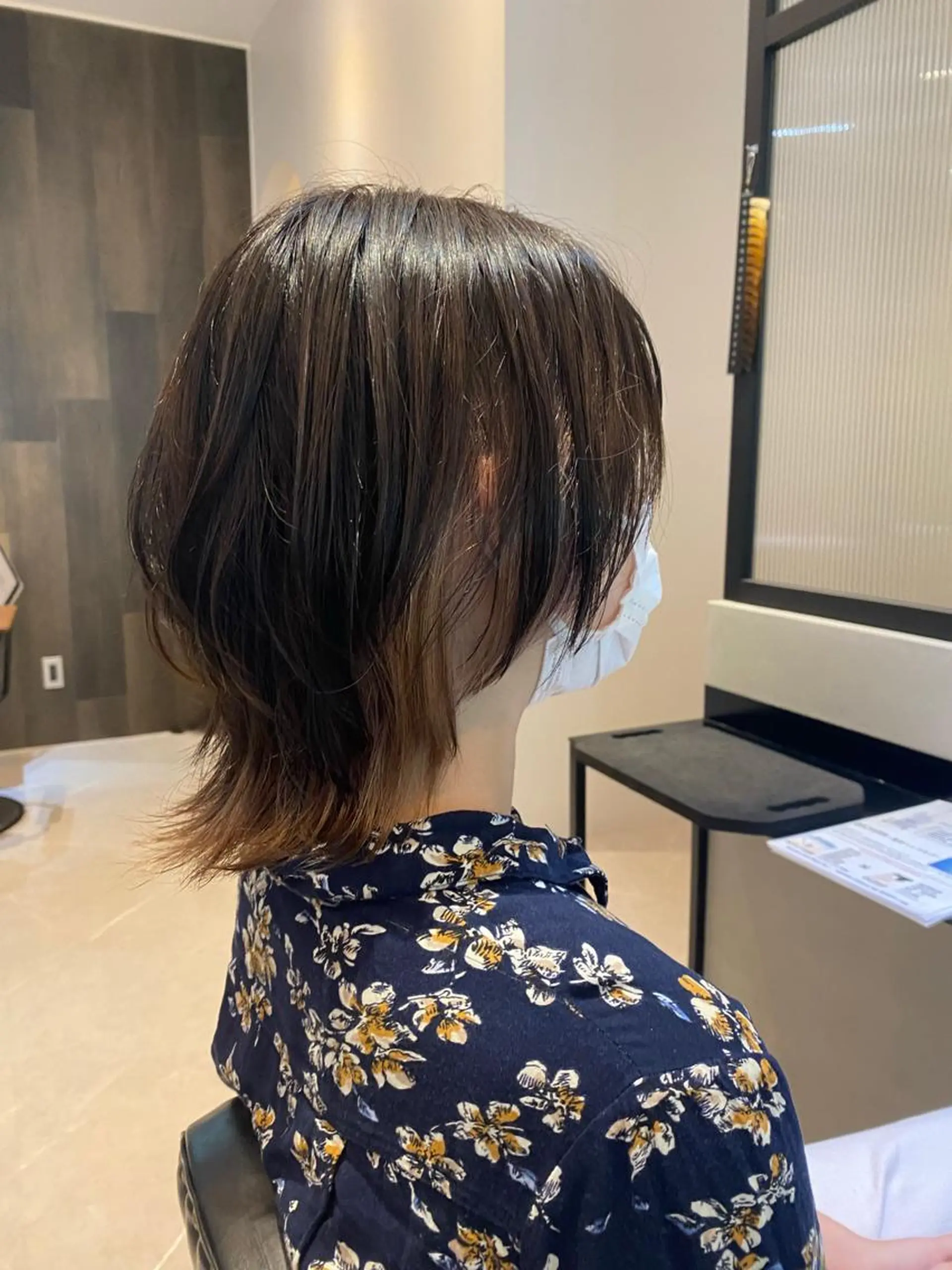 ショート カラー スパイキーショート パーマ　具志堅　太志のヘアスタイル