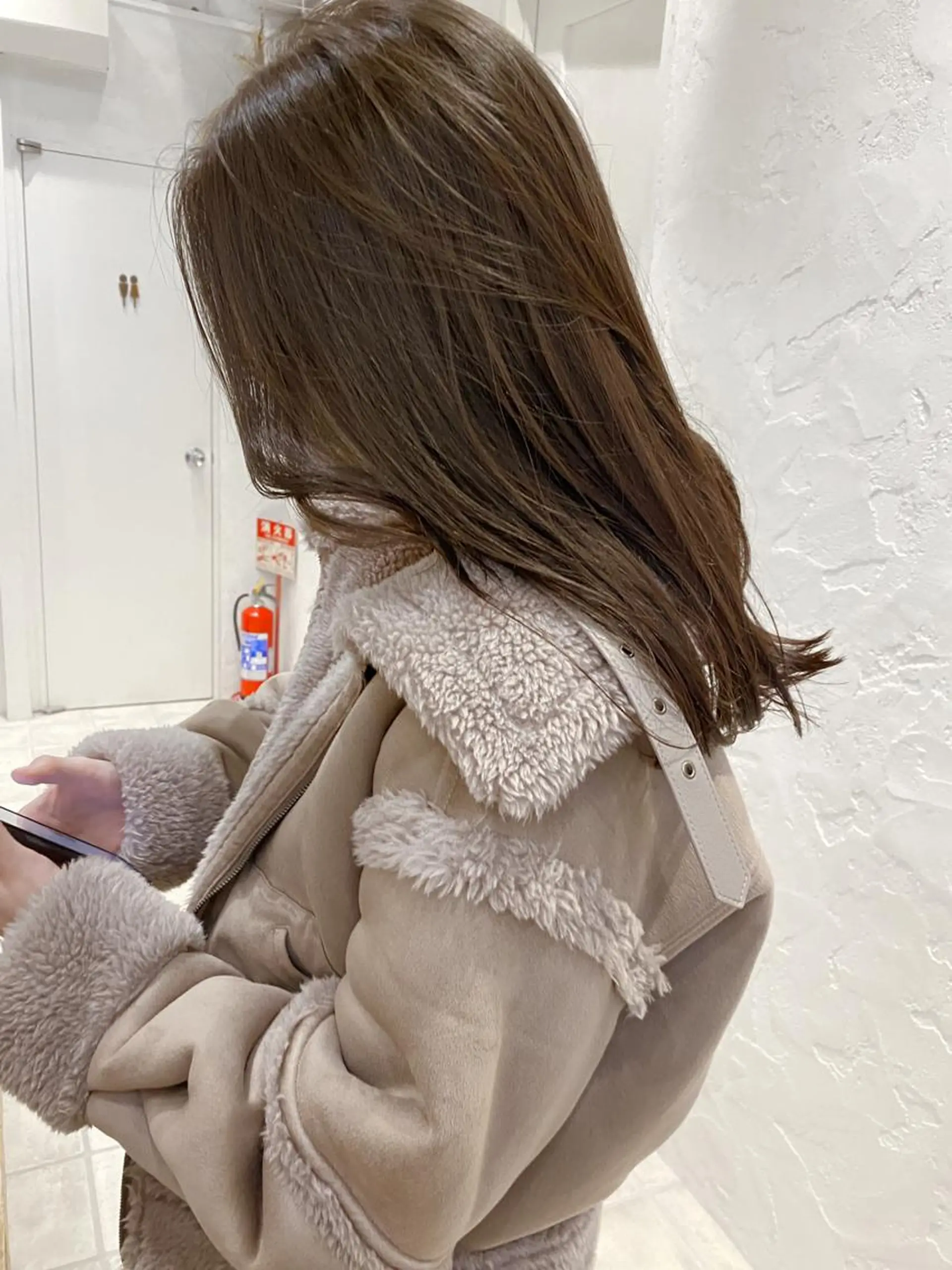 セミロング カラー ベージュカラー 🌟アレンジが似合う カラー🌟Rumiのヘアスタイル