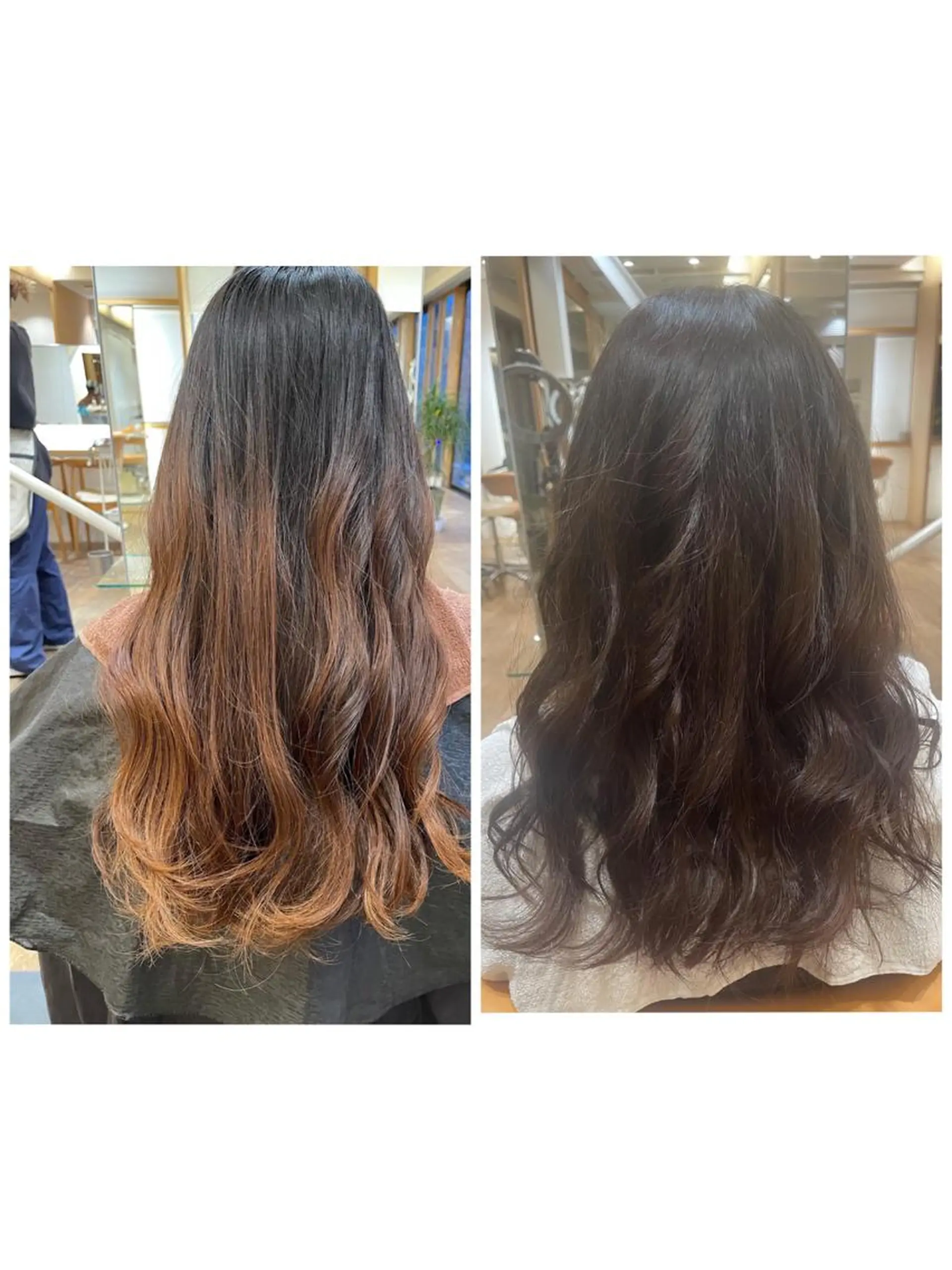 ロング カラー 藤本 豪海のヘアスタイル