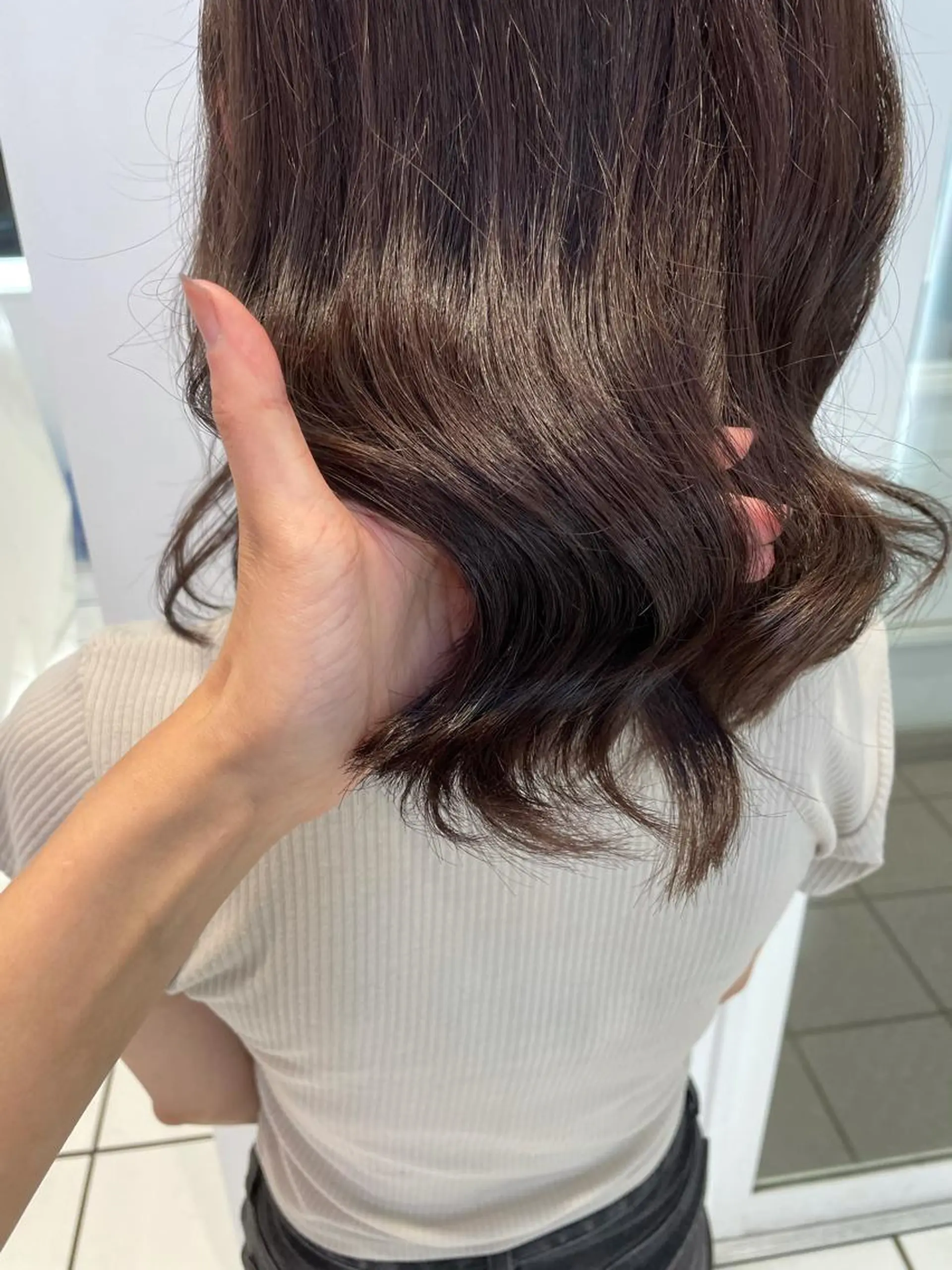 ミディアム カラー 韓国×網紅ヘア 🤍りん🤍のヘアスタイル