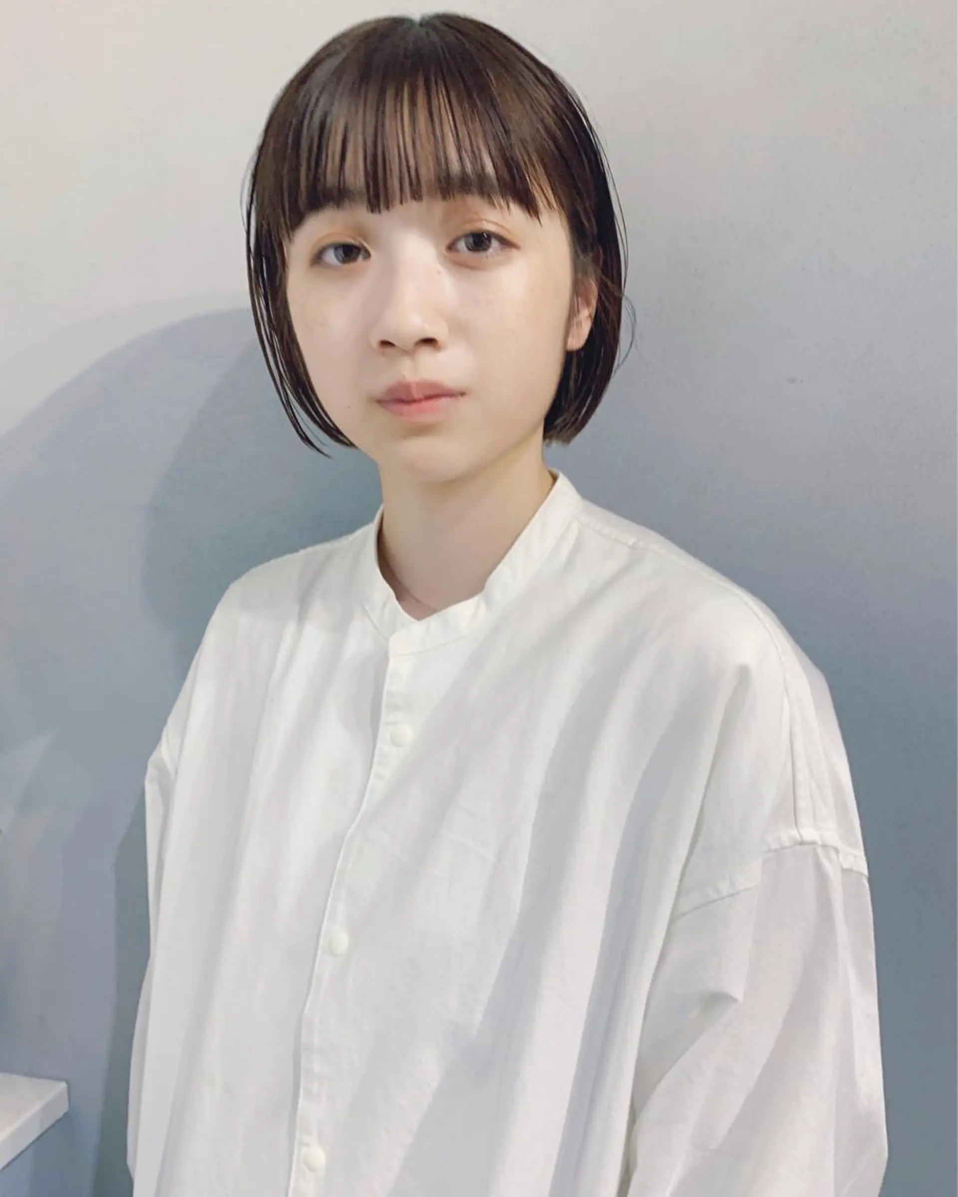 ショート カラー ボブパーマコテ巻き風 パーマNo1深江秀平のヘアスタイル