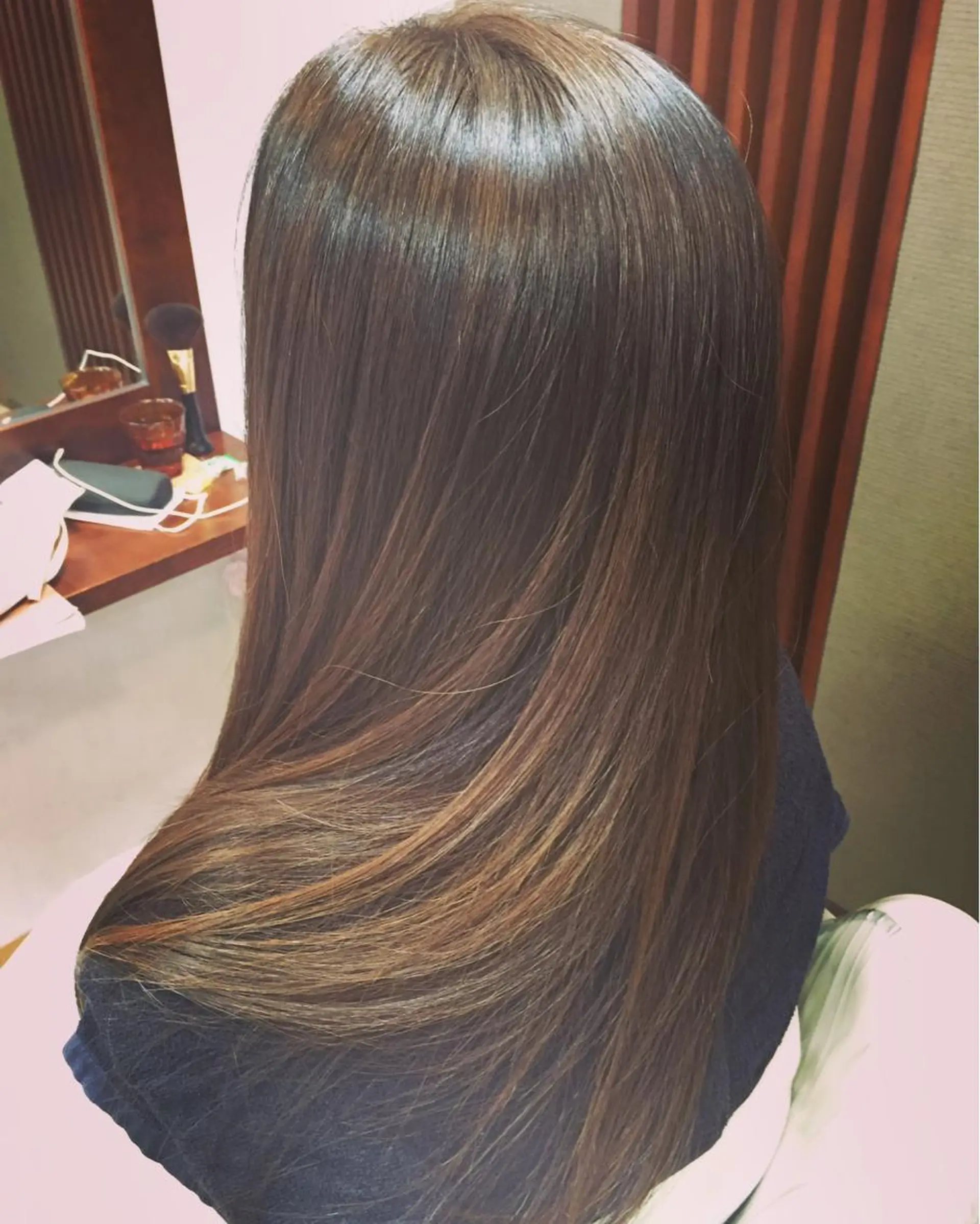 ロング 菊池 邦之のヘアスタイル