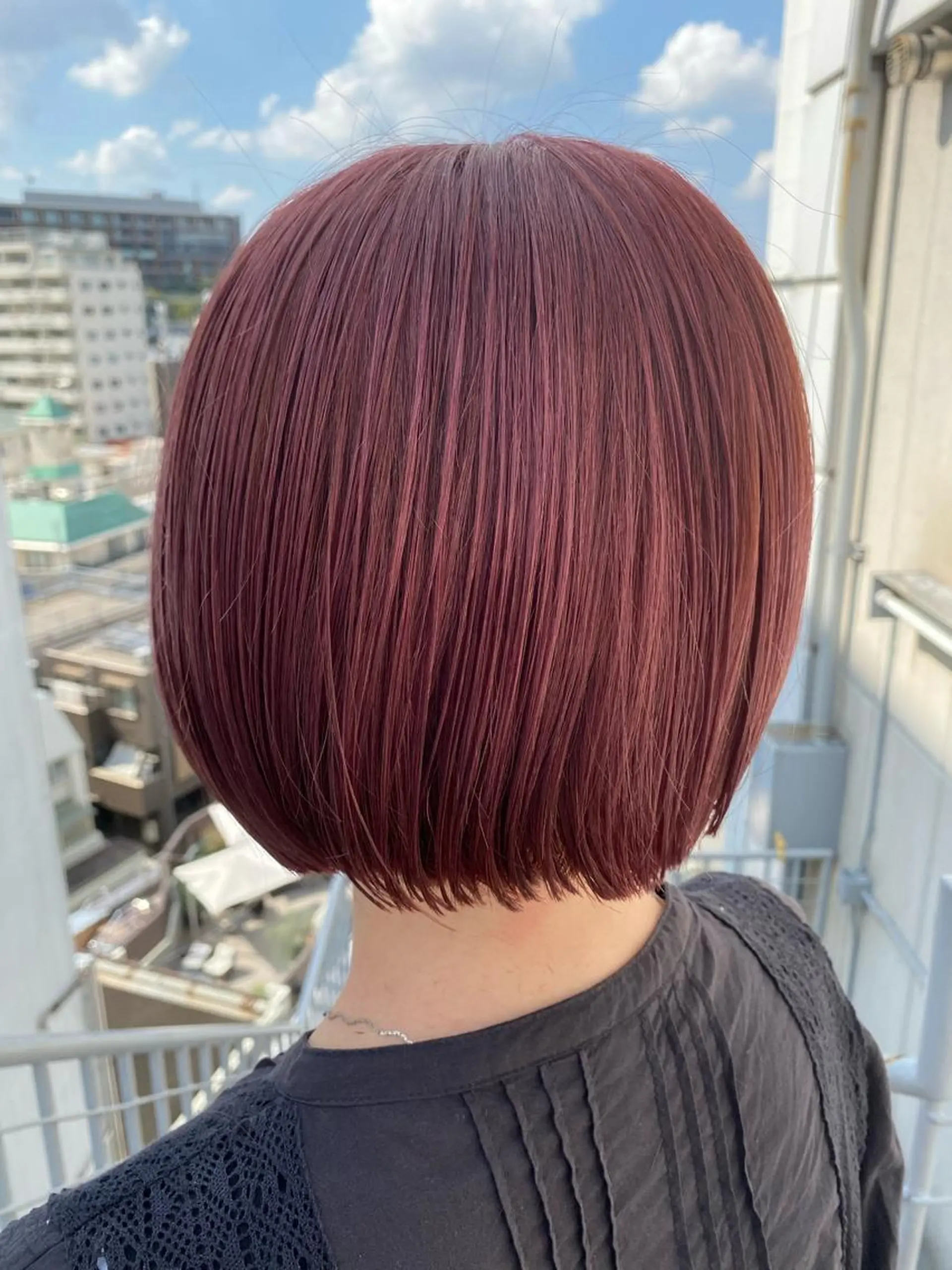 ショート カラー ピンクカラー カット ヘアカラー トリートメント Hiroshi ヒロシのヘアスタイル