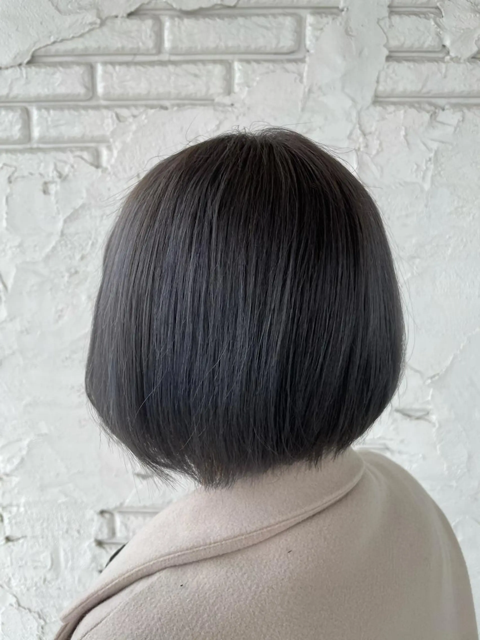 ミディアム カット ヘアカラー トリートメント 【髪質改善】 夏目結以のヘアスタイル