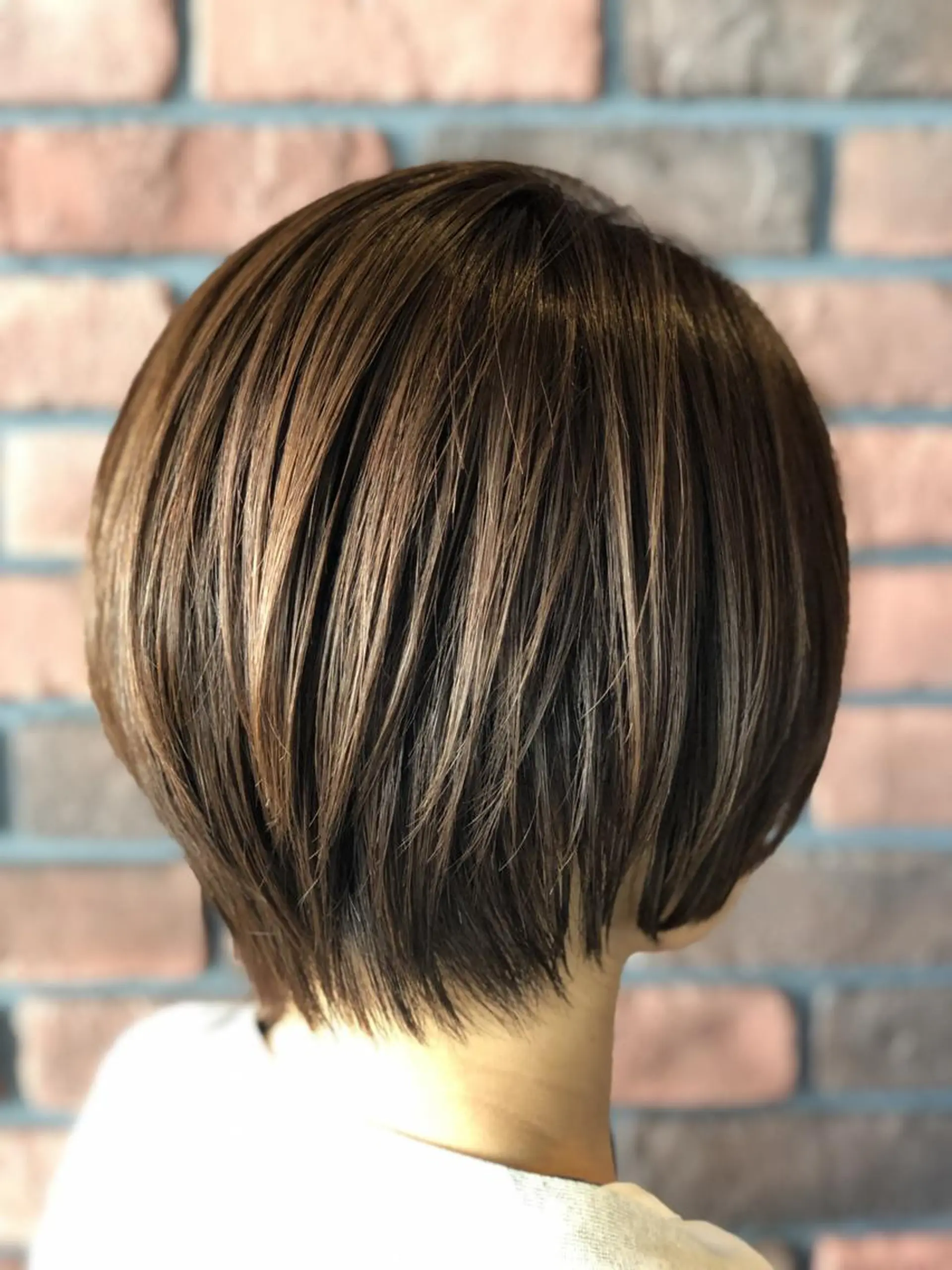 カラー ショート 個室型美容室san 都賀店のヘアスタイル