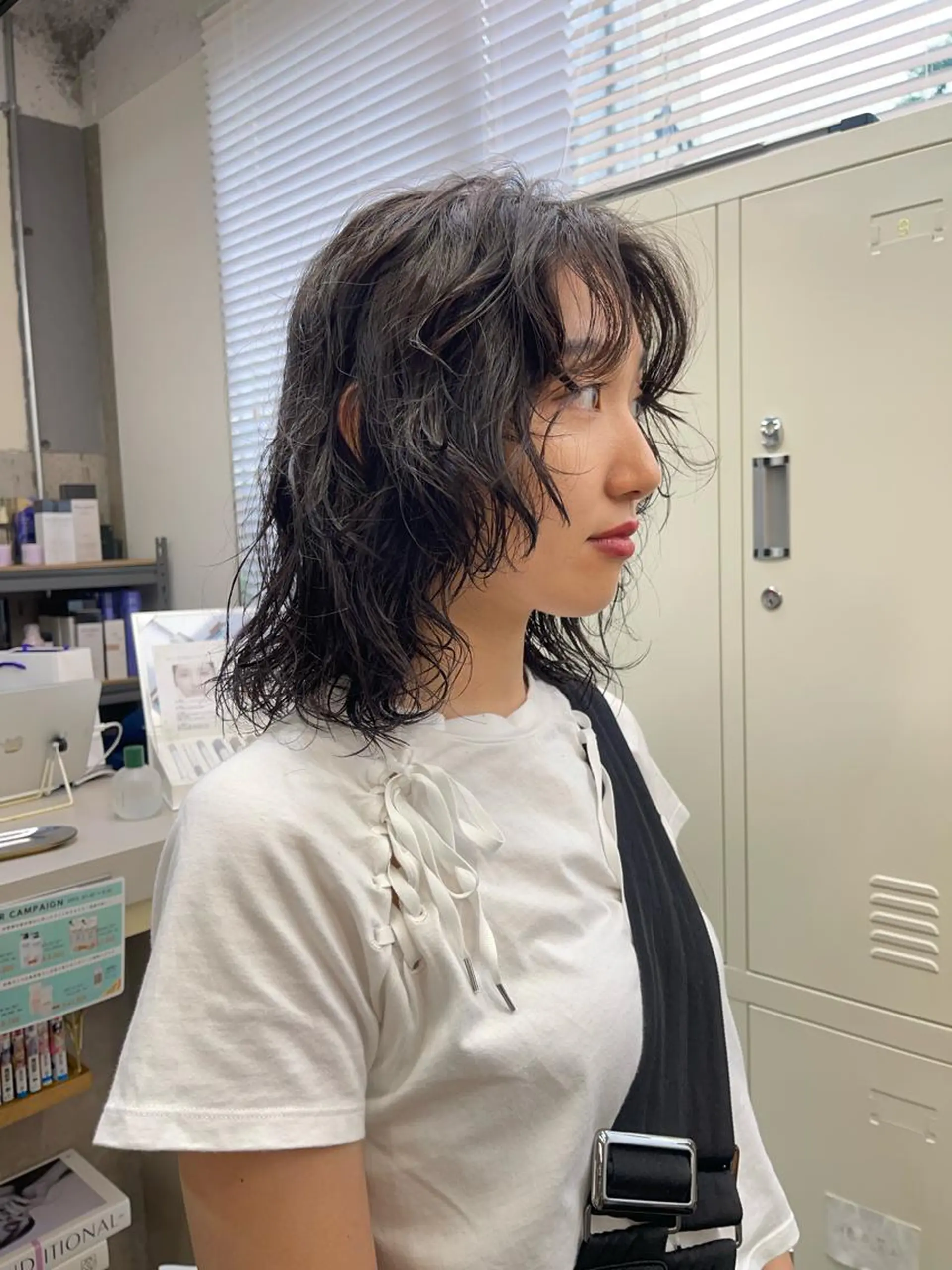 ショート パーマ 顔まわりレイヤー レイヤーカット カット パーマ 早瀬裕之 パーマのヘアスタイル