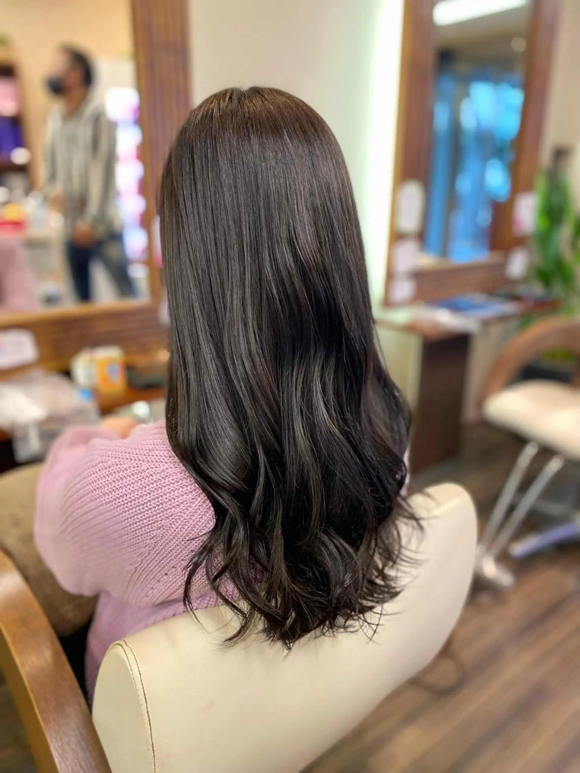 ロング カラー ヘアアレンジ メンズ カット ヘアカラー トリートメント 加藤 瑠美のヘアスタイル