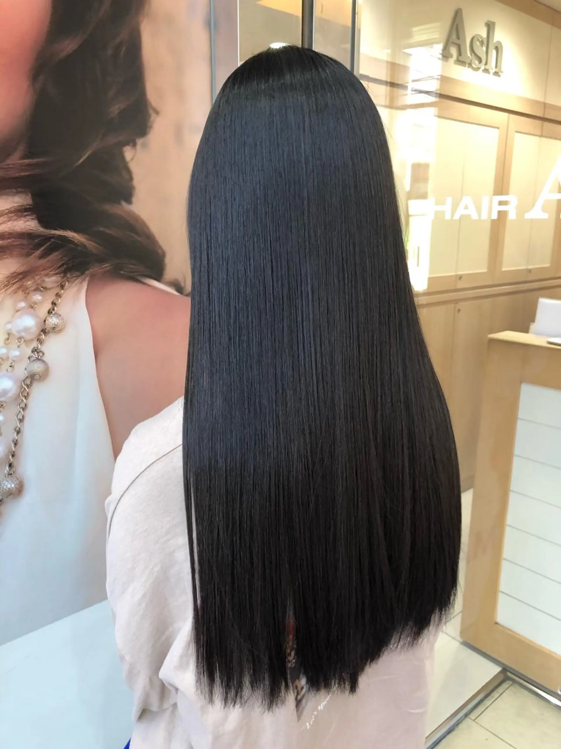 ロング パーマ 髪質改善 ストレートパーマ 丸みショートボブ/ タッセルボブ 吉野のヘアスタイル