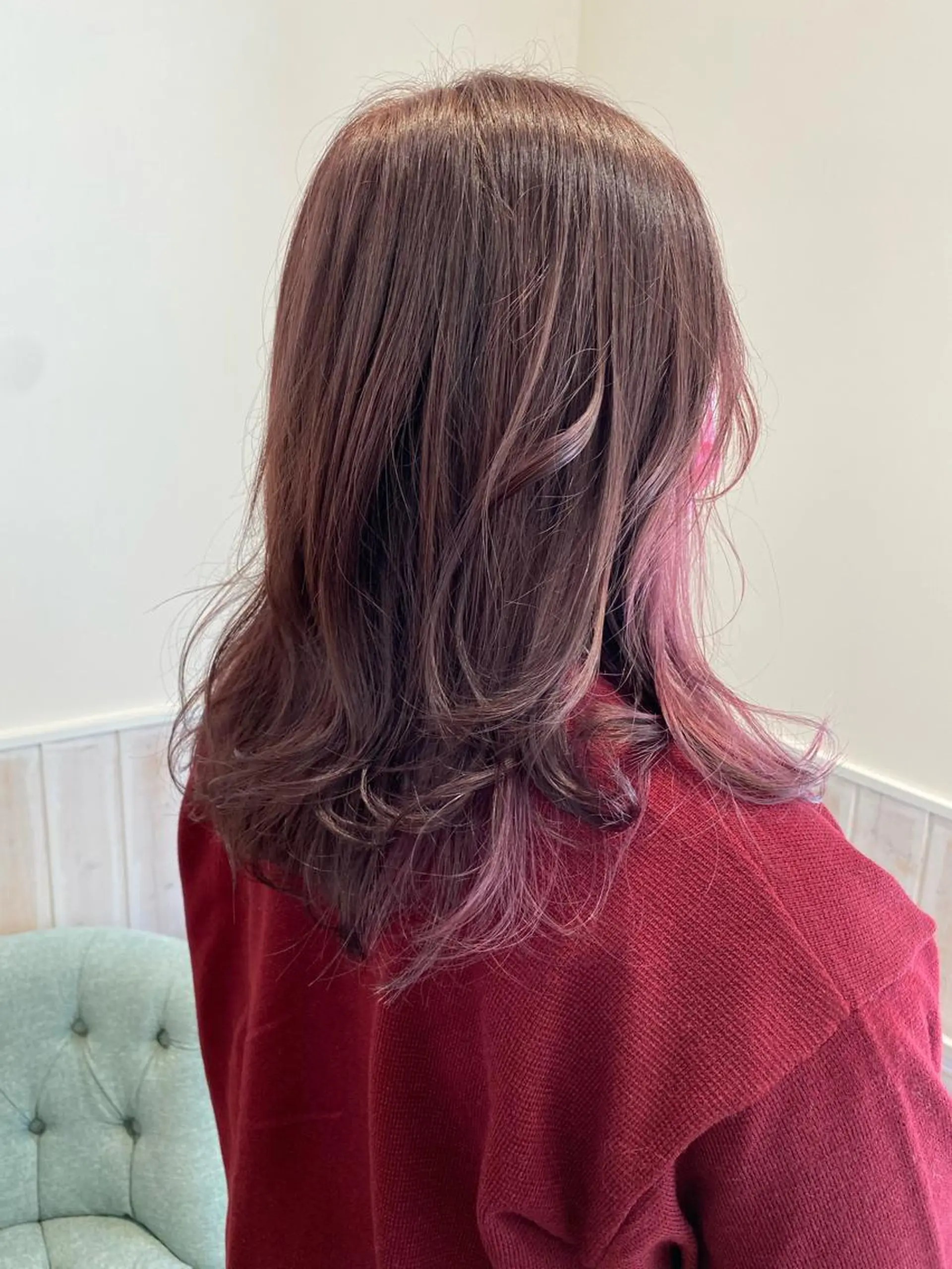 セミロング カラー ✨店長 鈴木輝✨のヘアスタイル